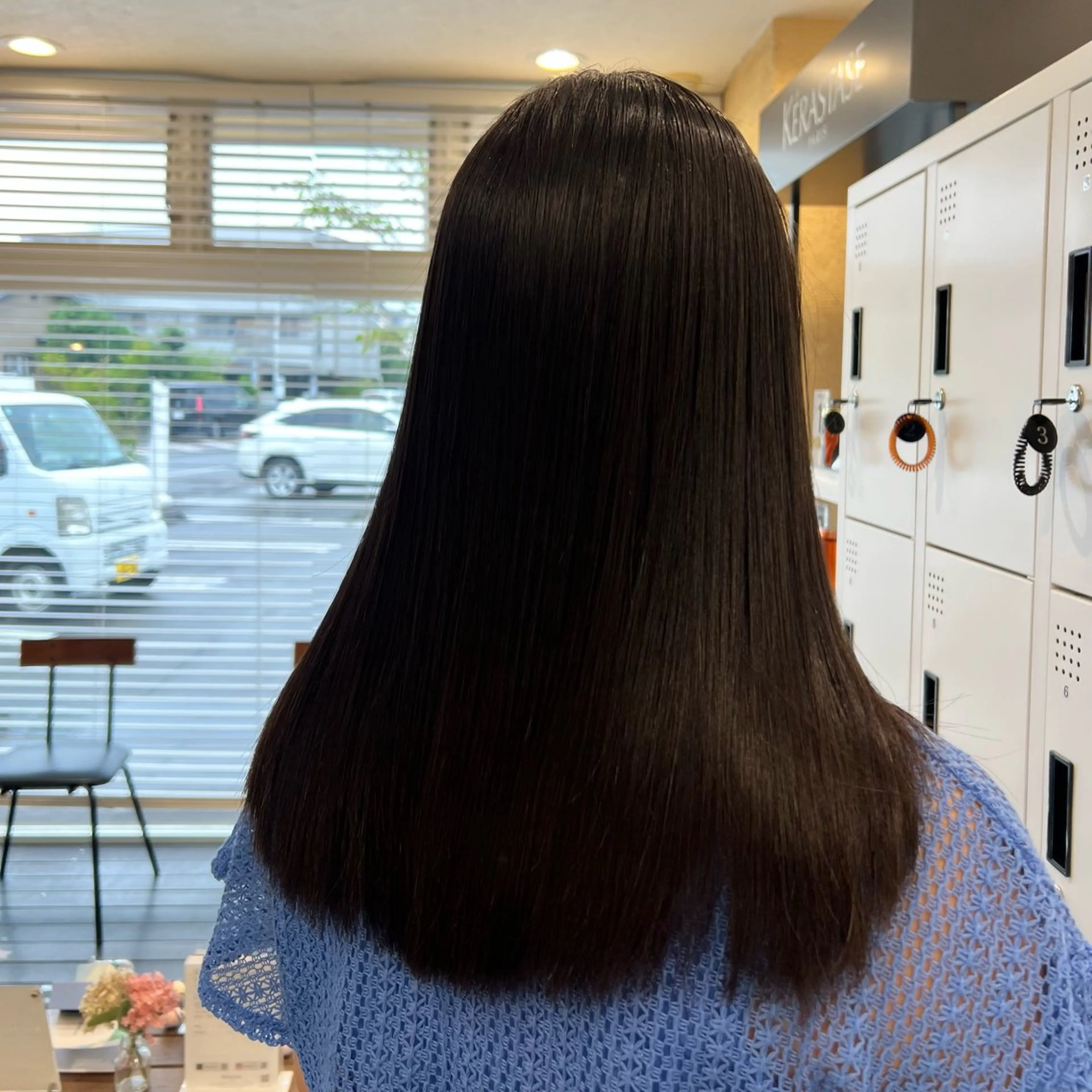 ロング 縮毛矯正 【GRANDEUR】 北川 愛果のヘアスタイル