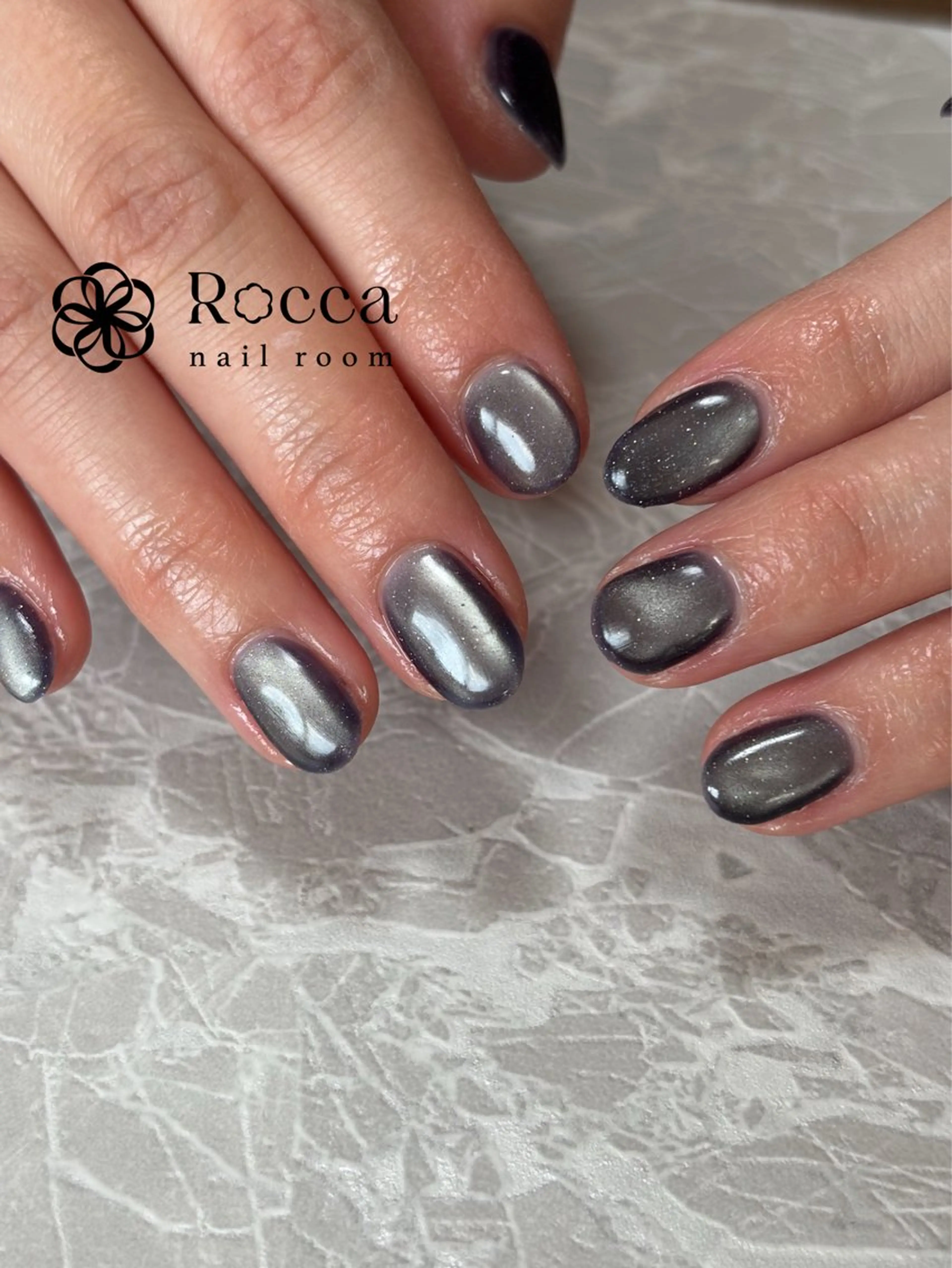 ネイル マグネットネイル ハンドネイル 茂野 恵のネイルデザイン