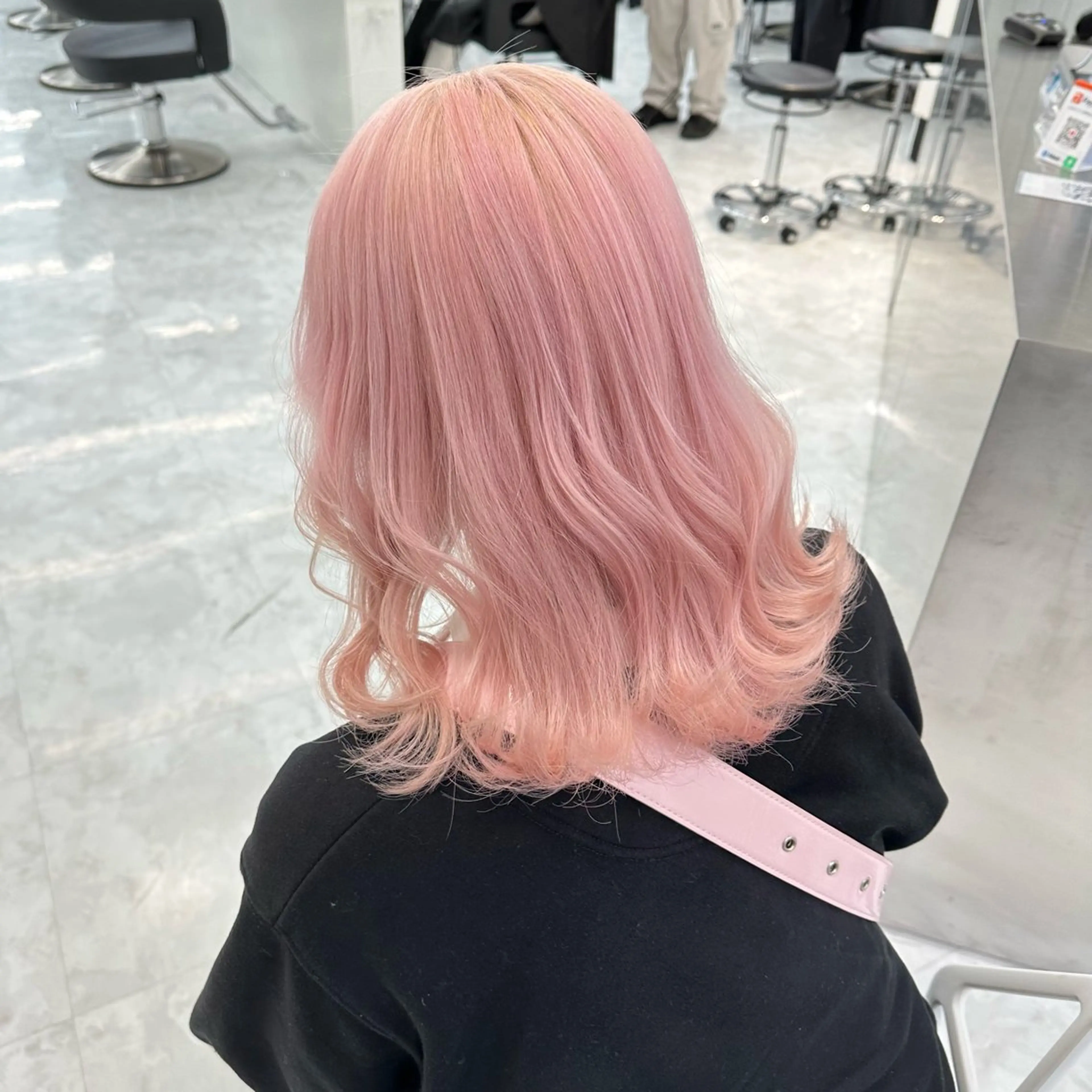 ミディアム カラー ヘアカラー トリートメント ヘッドスパ ヘアセット ダブルカラー 韓国レイヤーKYONのヘアスタイル