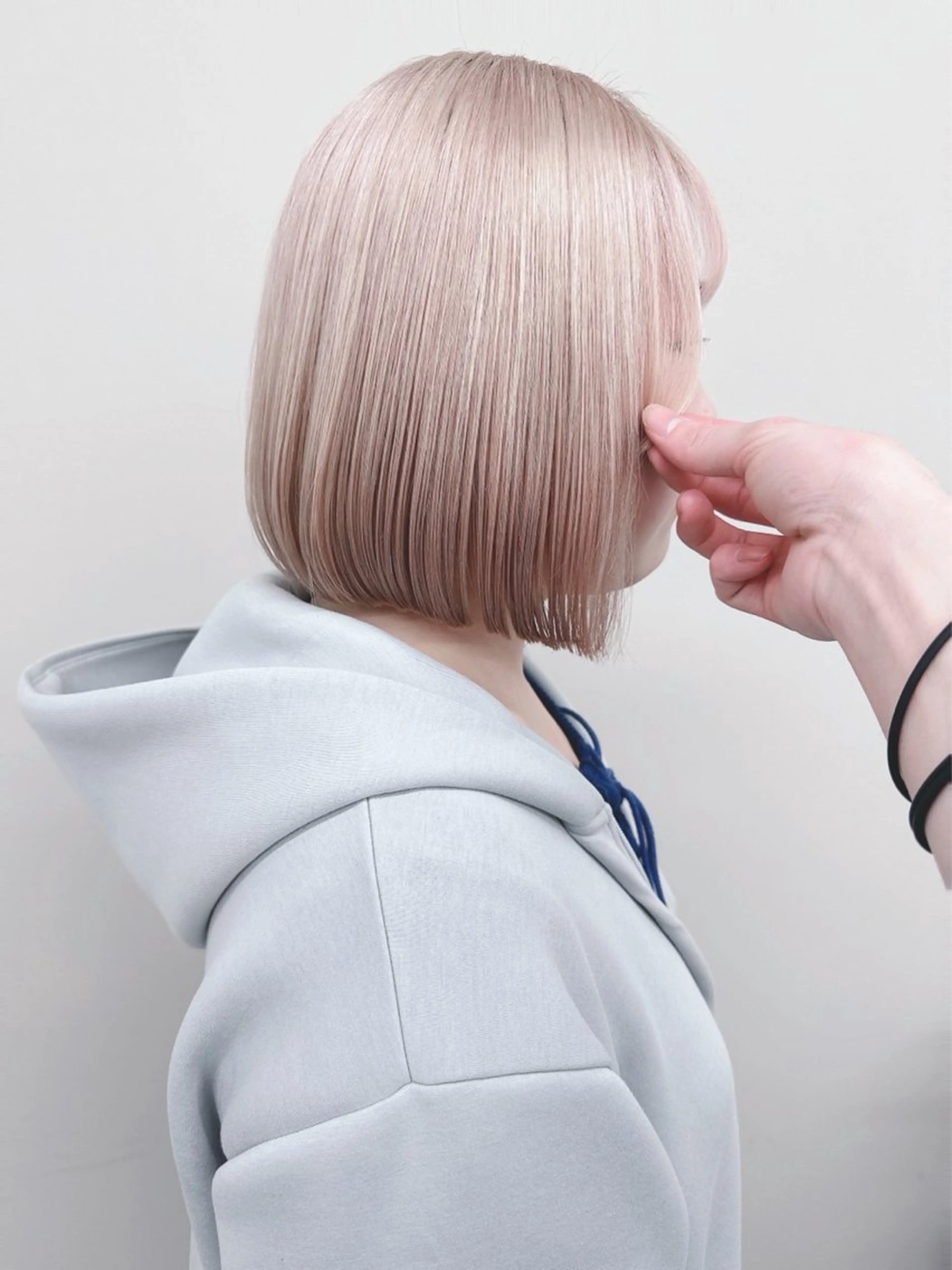 ミディアム カット ヘッドスパ 小顔ボブ/お悩み解決 /ボブパーマ/とういのヘアスタイル