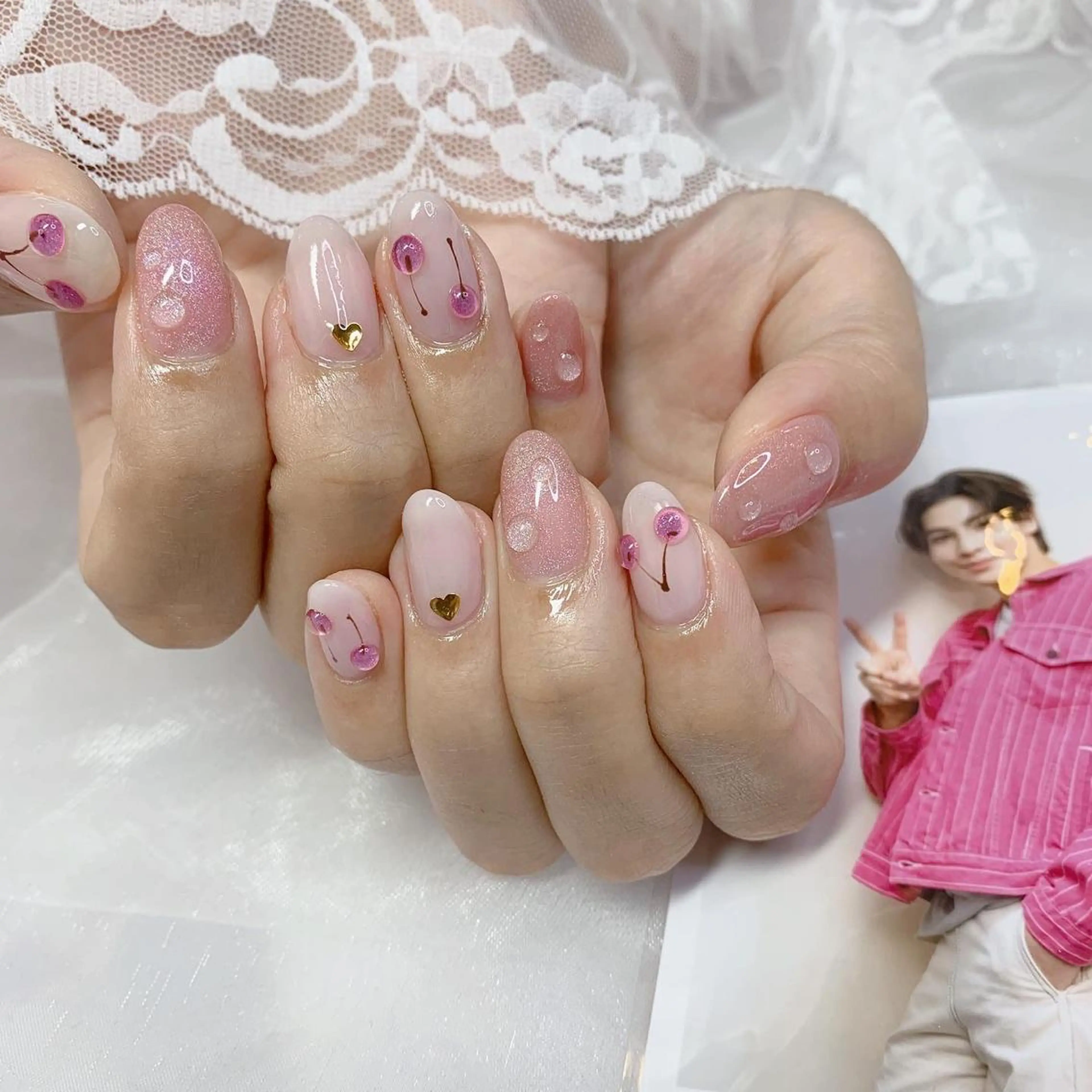 ネイル ハンドネイル La neige* yuki 🥯🍑のネイルデザイン