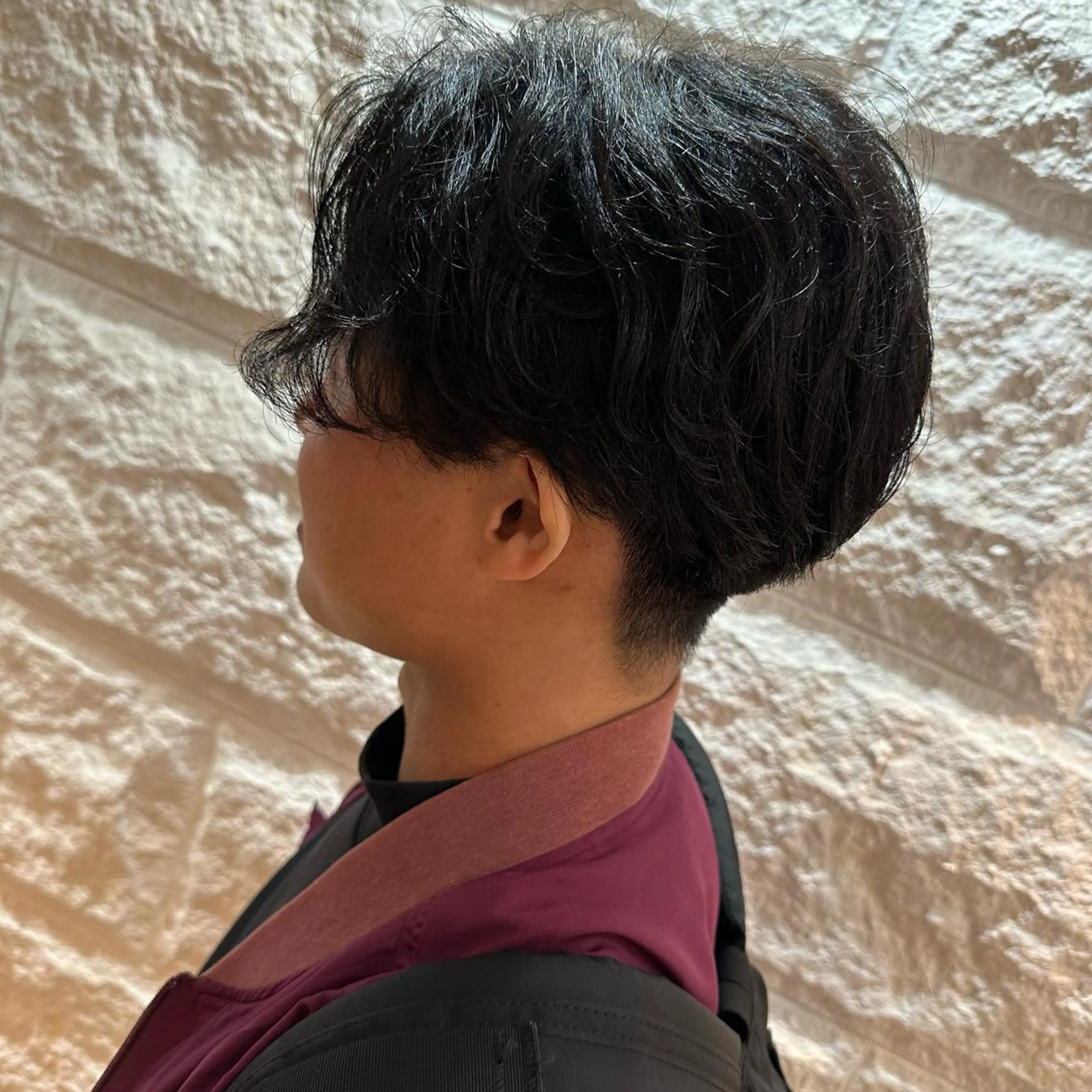 ショート メンズ マッシュ メンズパーマ 安田 柚月のヘアスタイル