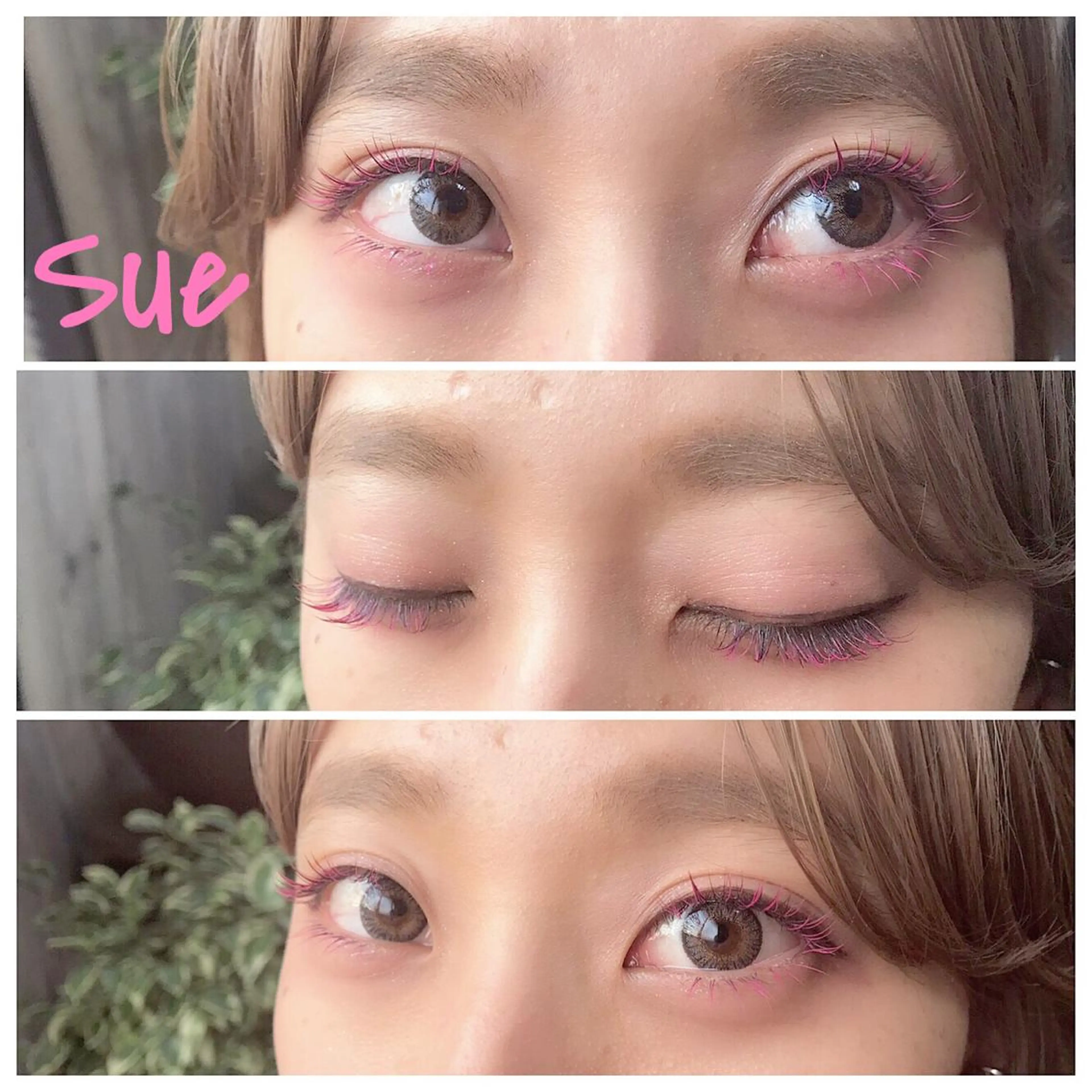 マツエク・マツパ カラーマツエク Sue eyelash&eyebrow所属・Shigeno Hikaruのマツエク・マツパデザイン