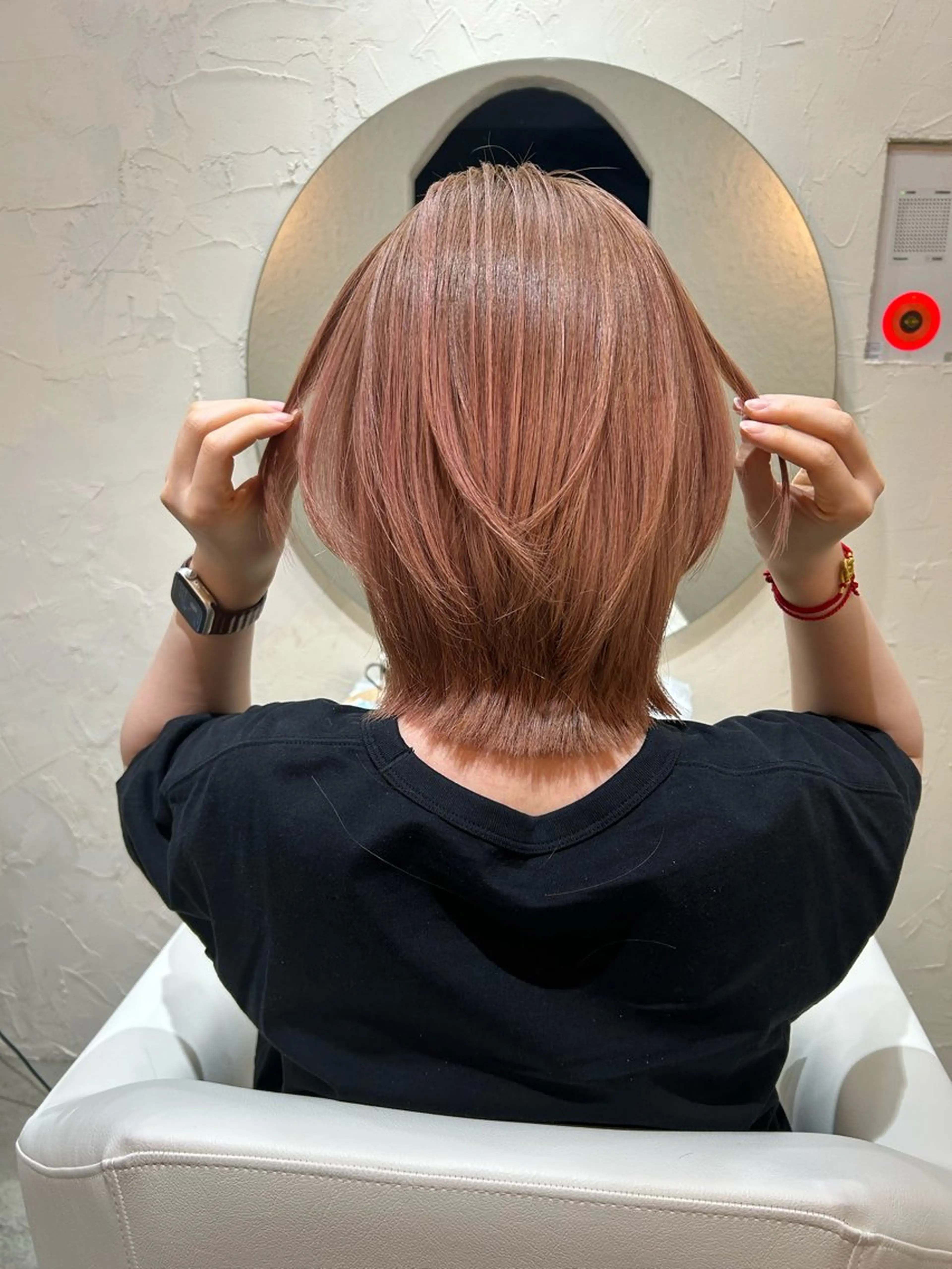 ショート カット ヘアカラー トリートメント 髪質改善✨ハツメイ オグ✂️のヘアスタイル