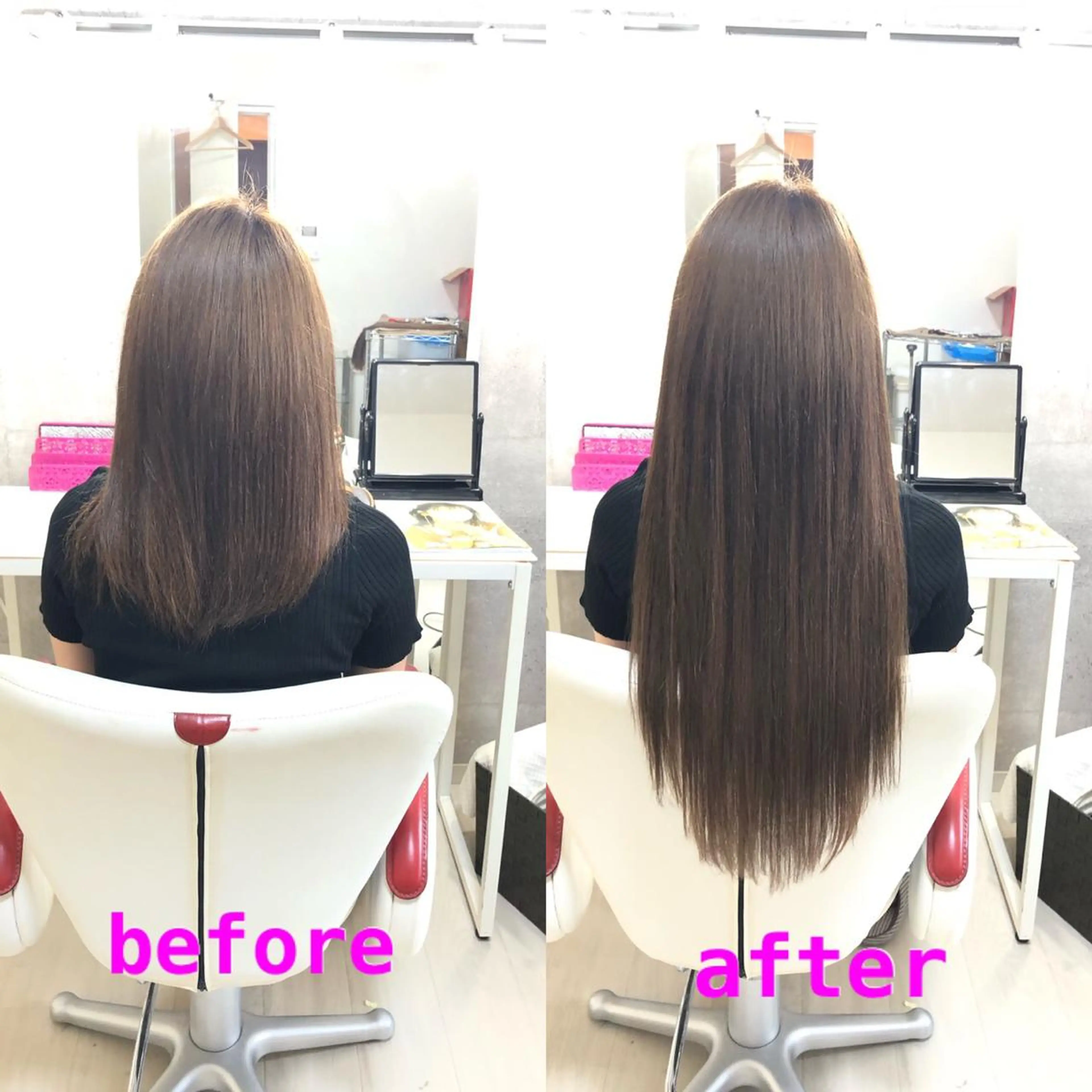 ロング エクステ ドレスアップ心斎橋店所属・🌸ドレスアップ 心斎橋店🌸のヘアスタイル