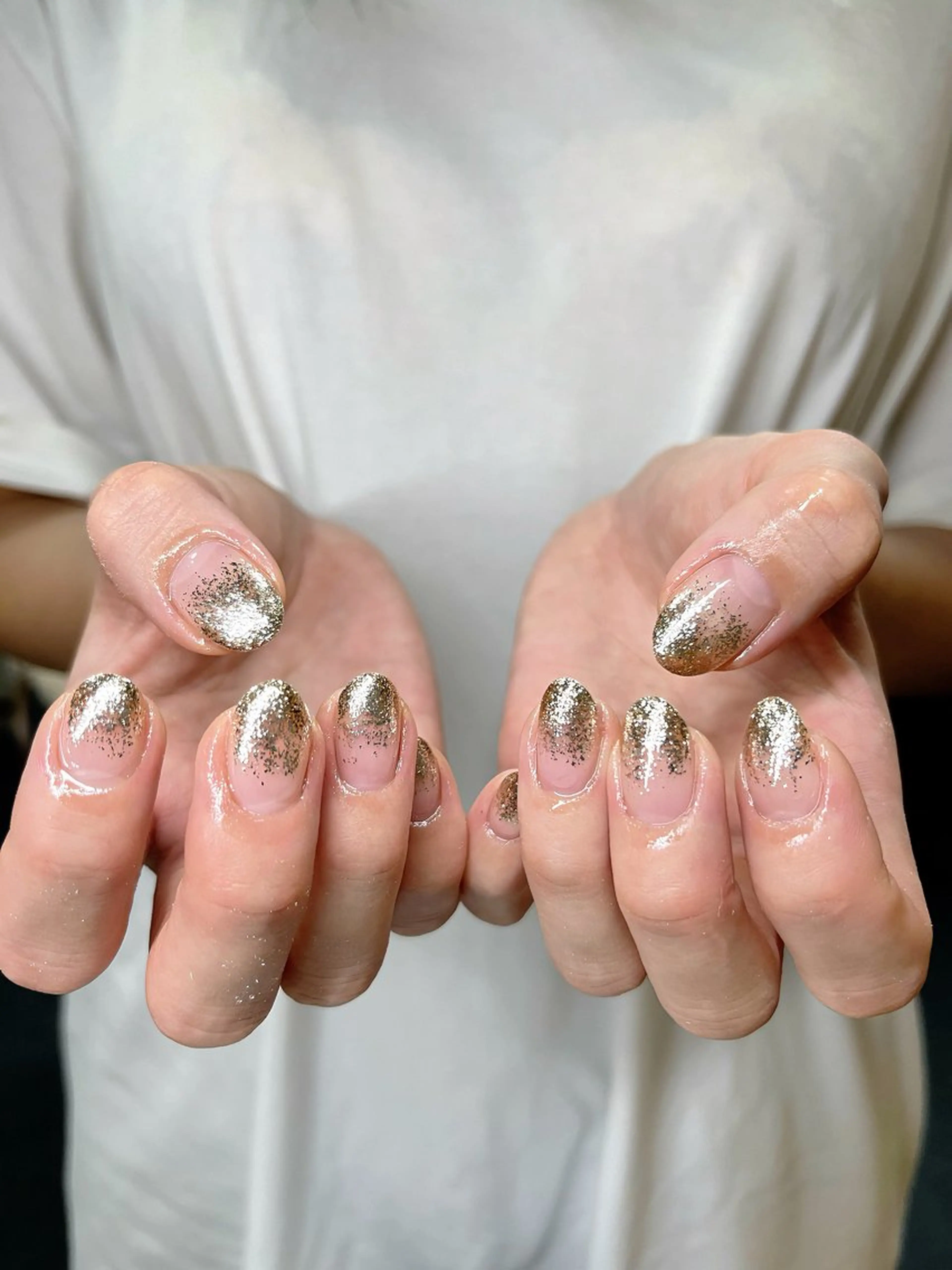 ネイル オーロラネイル チークネイル ハート ミラーネイル リボン ハンドネイル ハンドケア 🫧OPELIA NAIL渋谷🫧のネイルデザイン