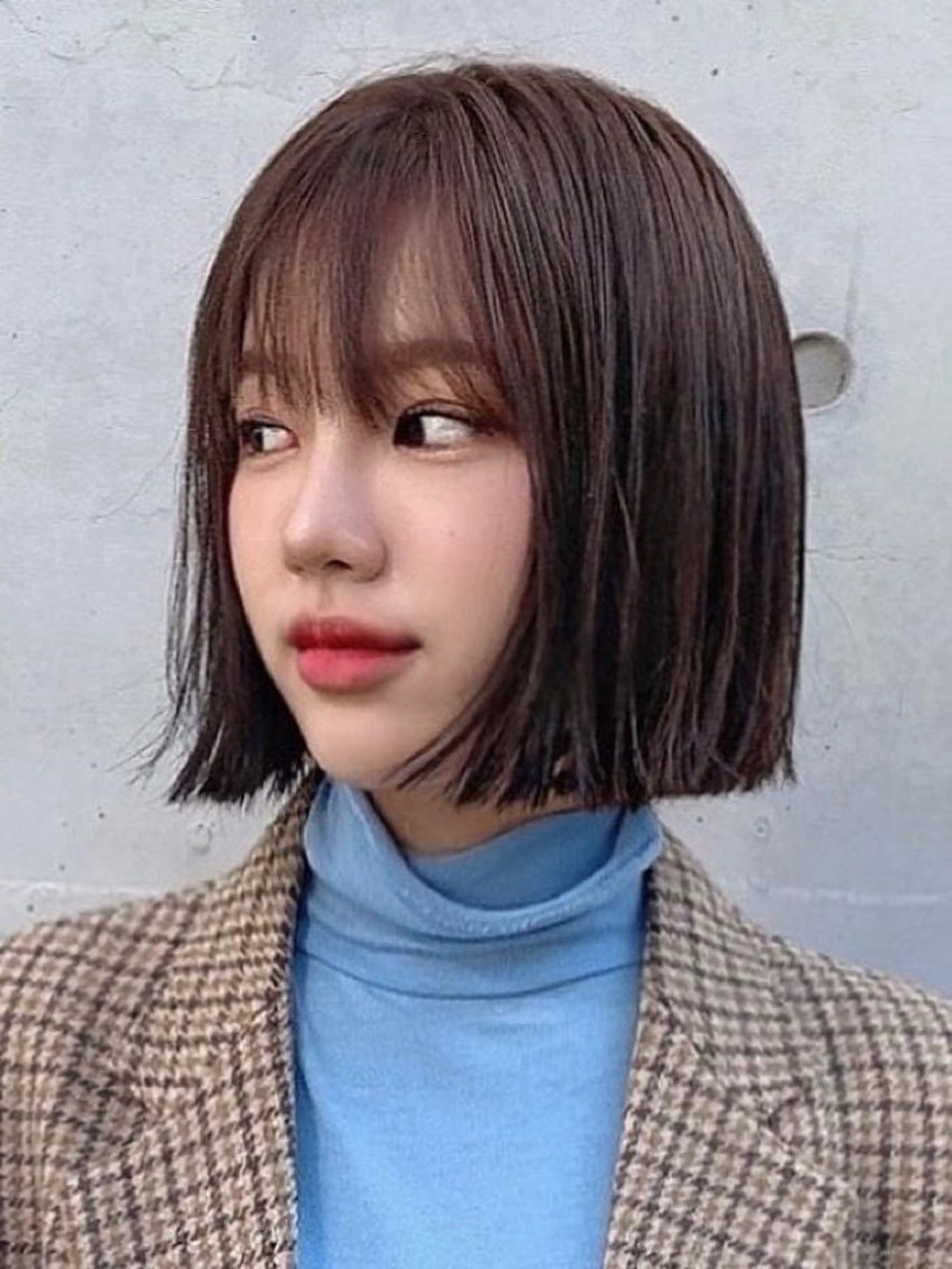 ミディアム カラー カット ヘアカラー トリートメント 表参道/髪質改善・ 透明感 colorのヘアスタイル