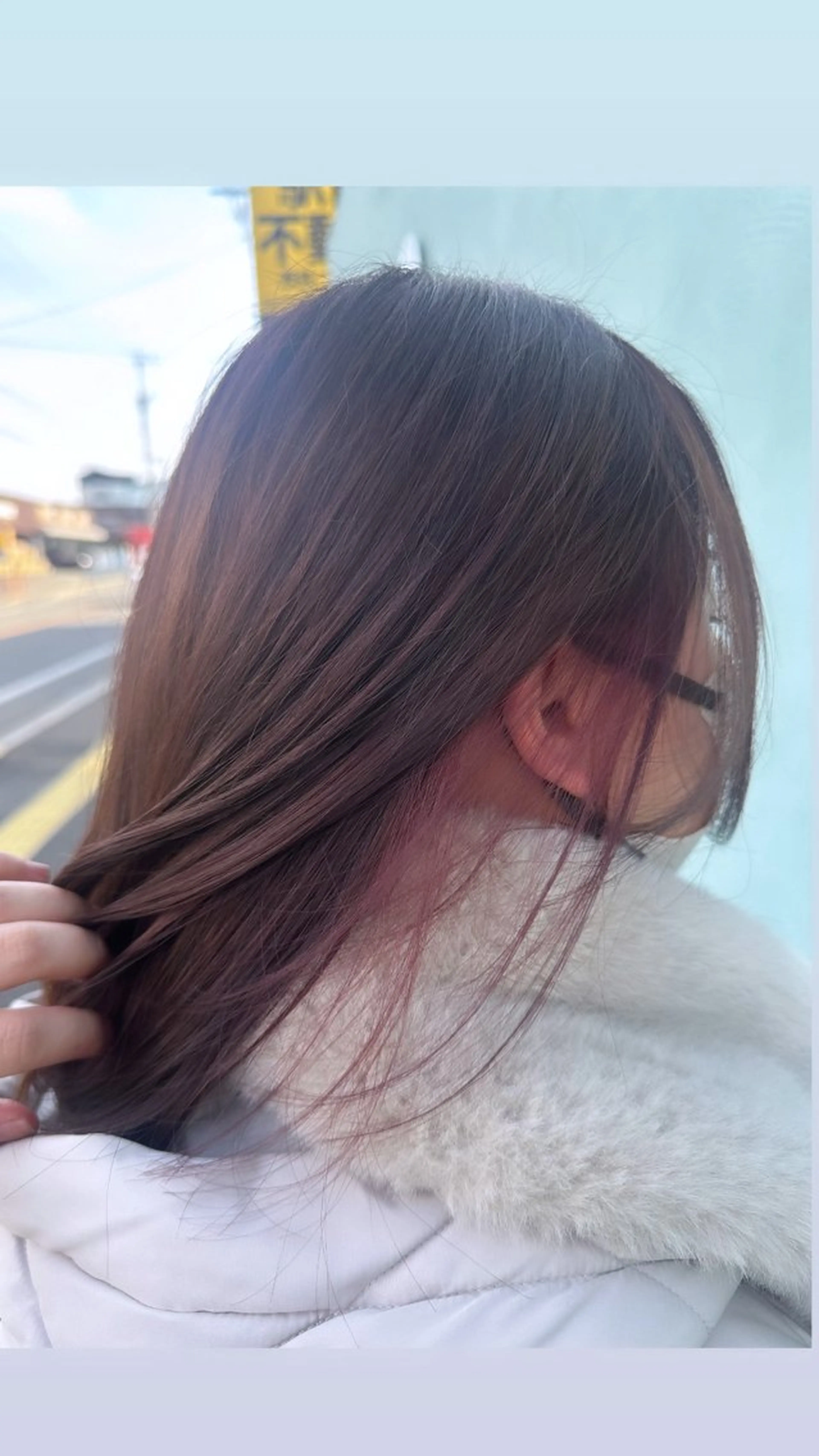 ミディアム ヘアカラー 𝑴𝒐𝒓𝒊‎‪ /髪質改善/艶髪🖤のヘアスタイル