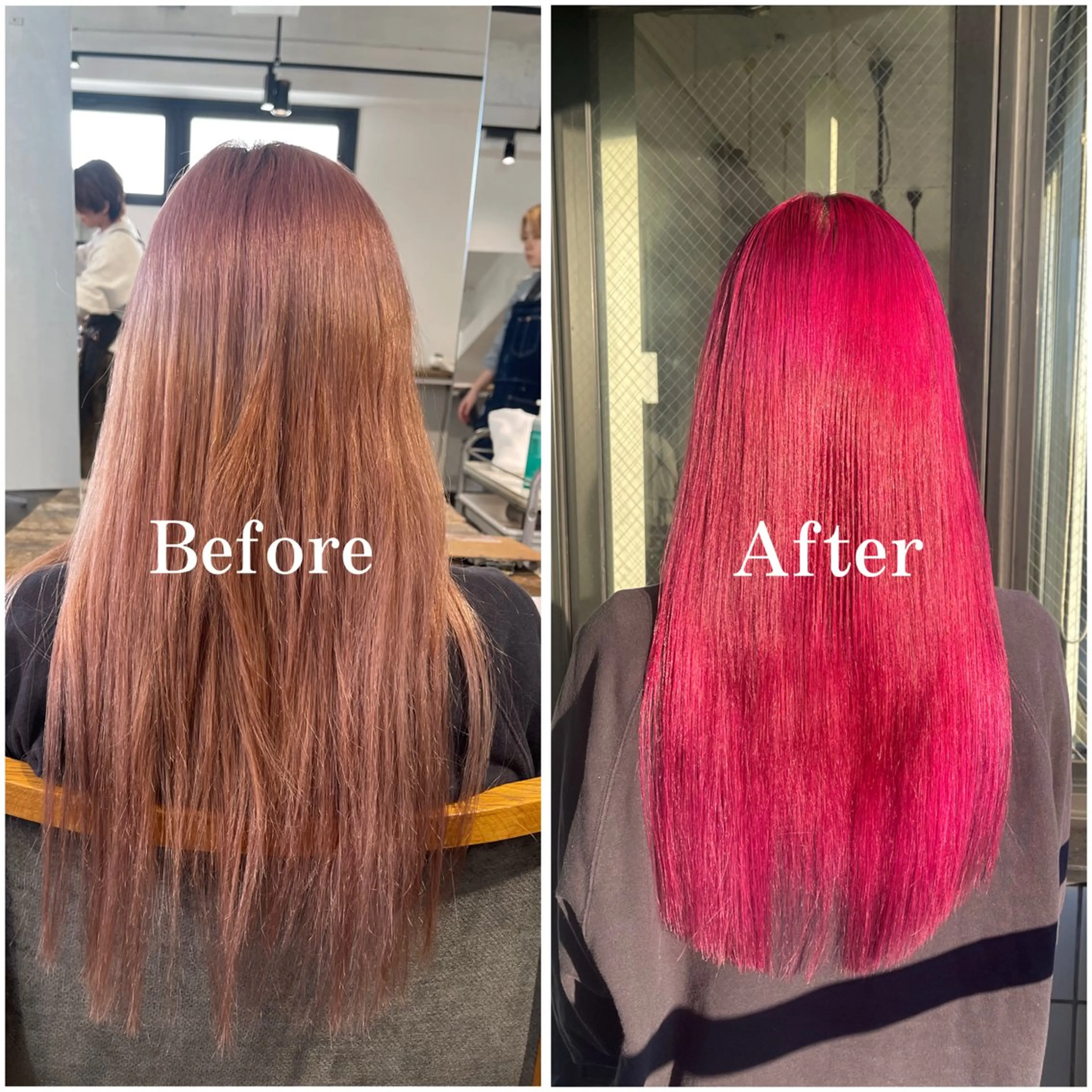 ロング カラー ブリーチ ケアブリーチ デザインカラー 似合わせカット ムラ修正/ ハイトーン💖Riaのヘアスタイル