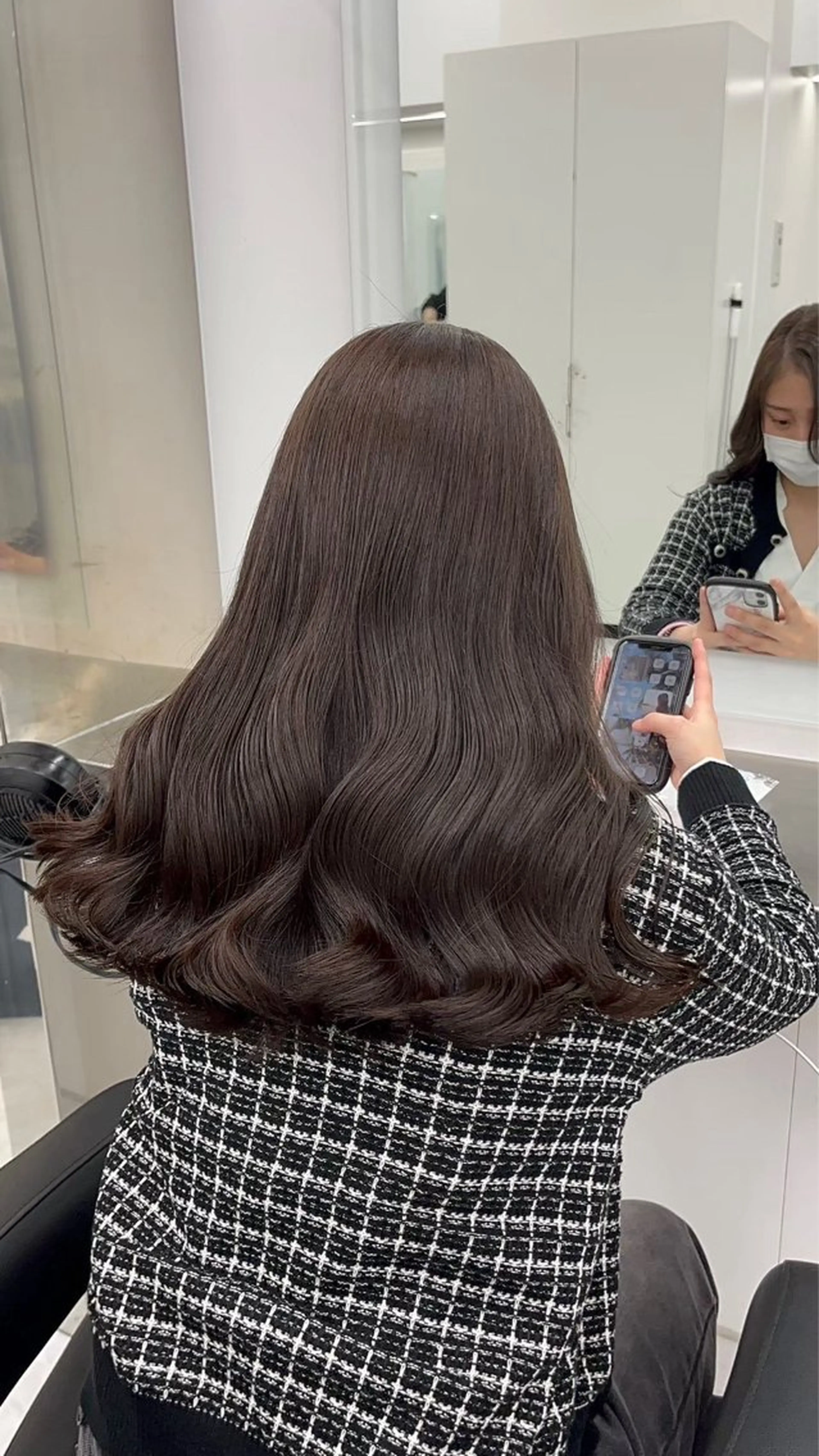 セミロング カラー ヘアアレンジ 透明感ラベンダー💗 SHOのヘアスタイル