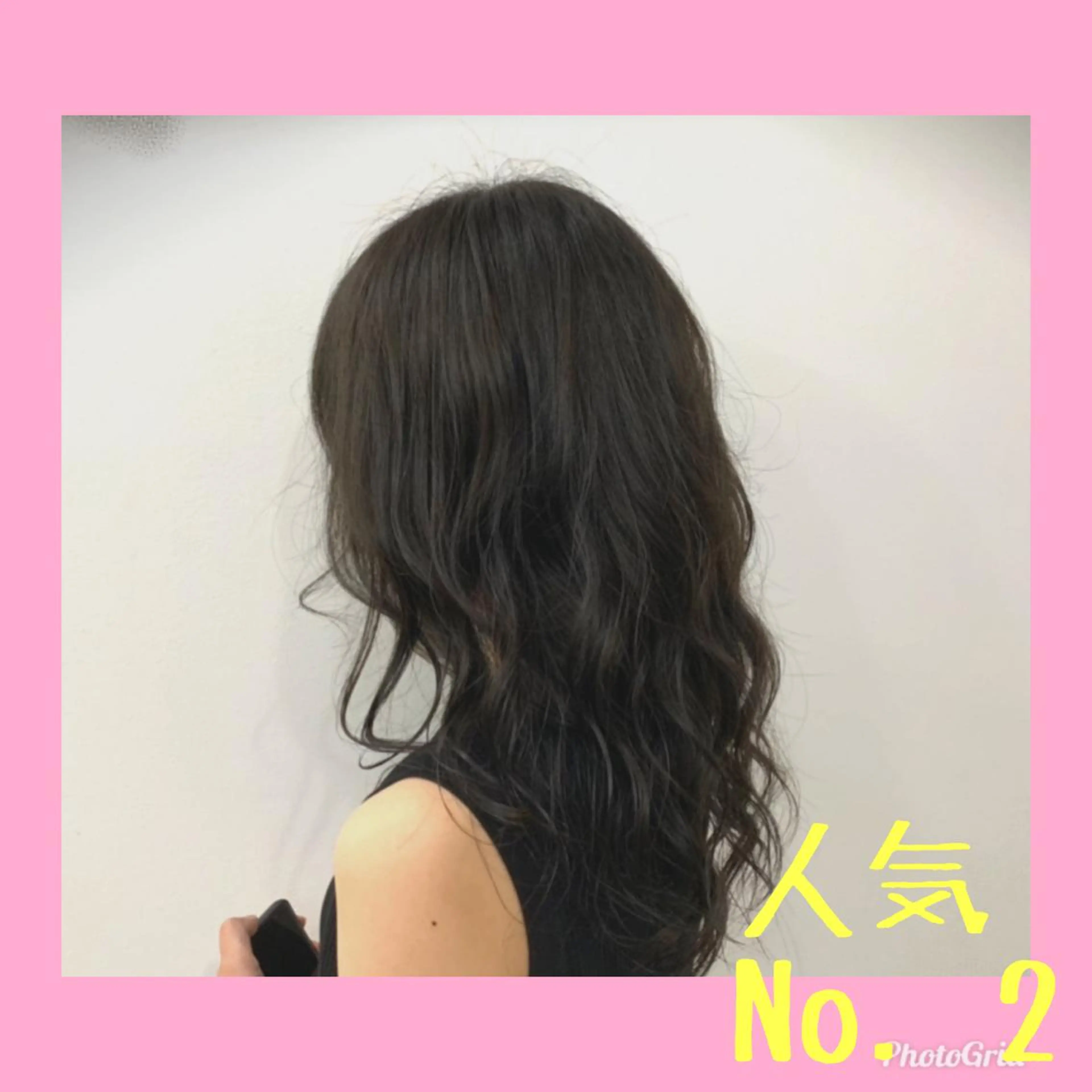 セミロング パーマ セミロングパーマ 相武台ショート特化 💐川崎希💐のヘアスタイル