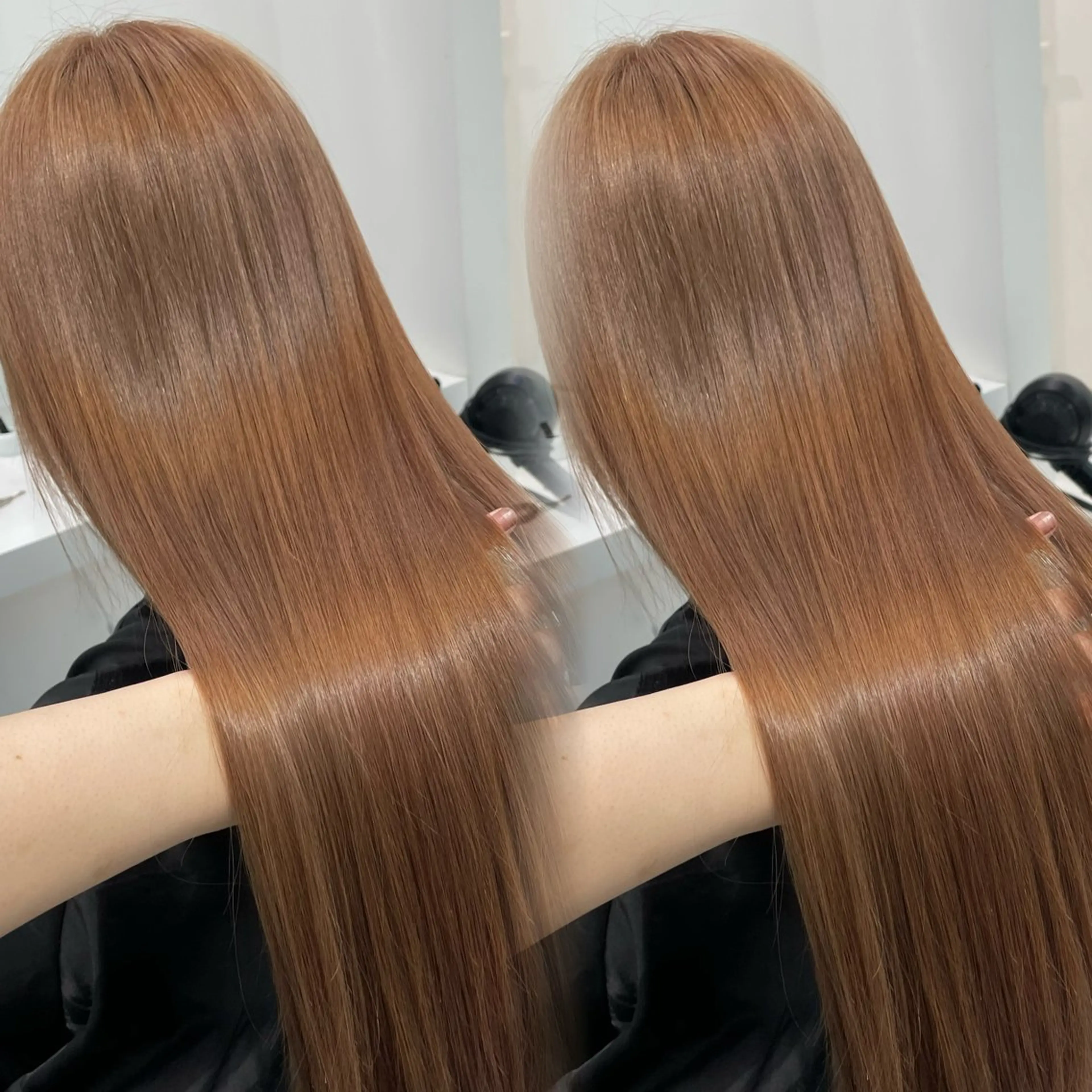 ロング カラー ベージュカラー ブリーチ ブリーチなしカラー カット ヘアカラー トリートメント 髪質改善/ハイトーン /新宿/Takutoのヘアスタイル