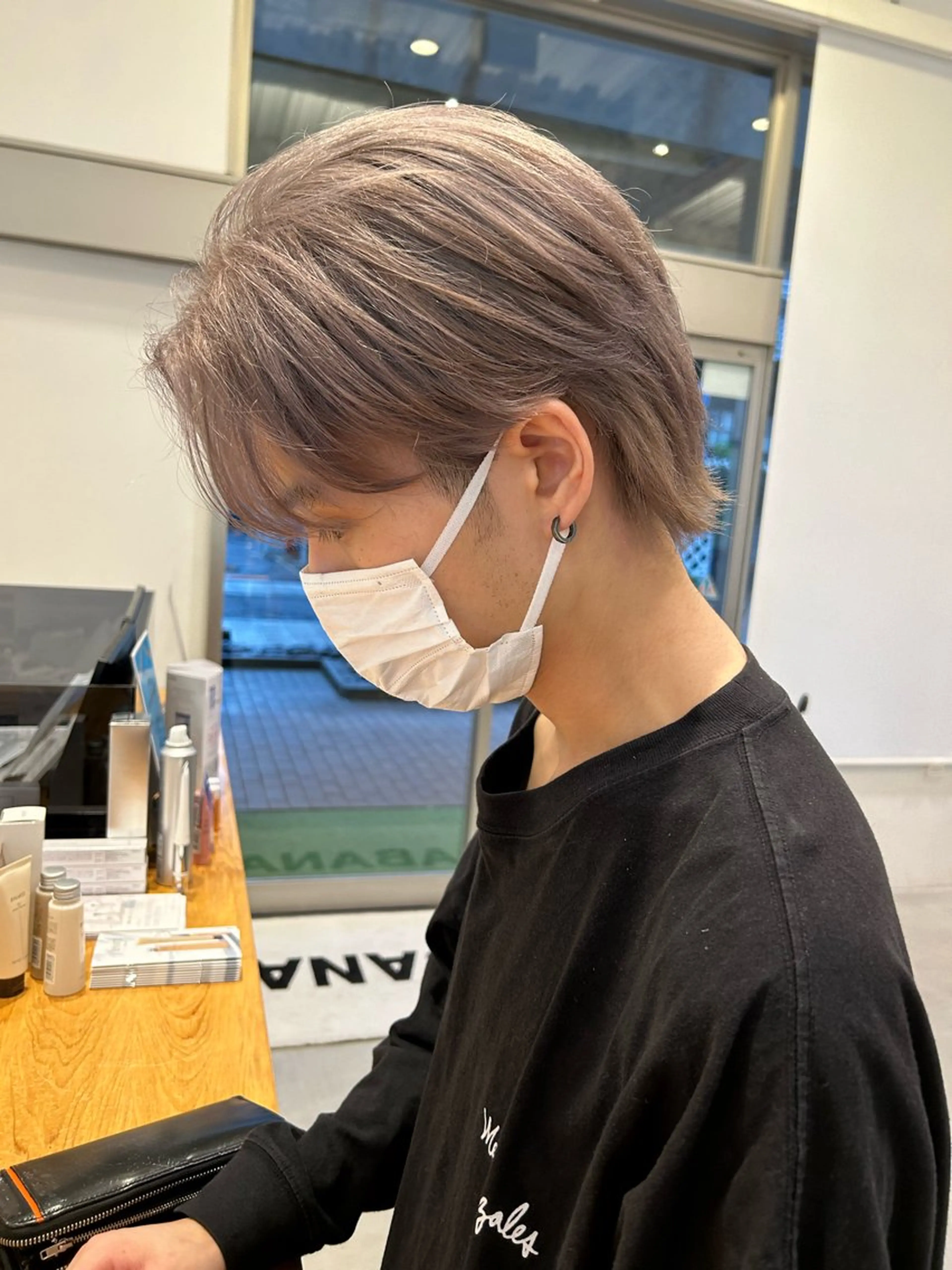 メンズ メンズハイトーン 倉科夏奈 ハイトーン/エクステのヘアスタイル