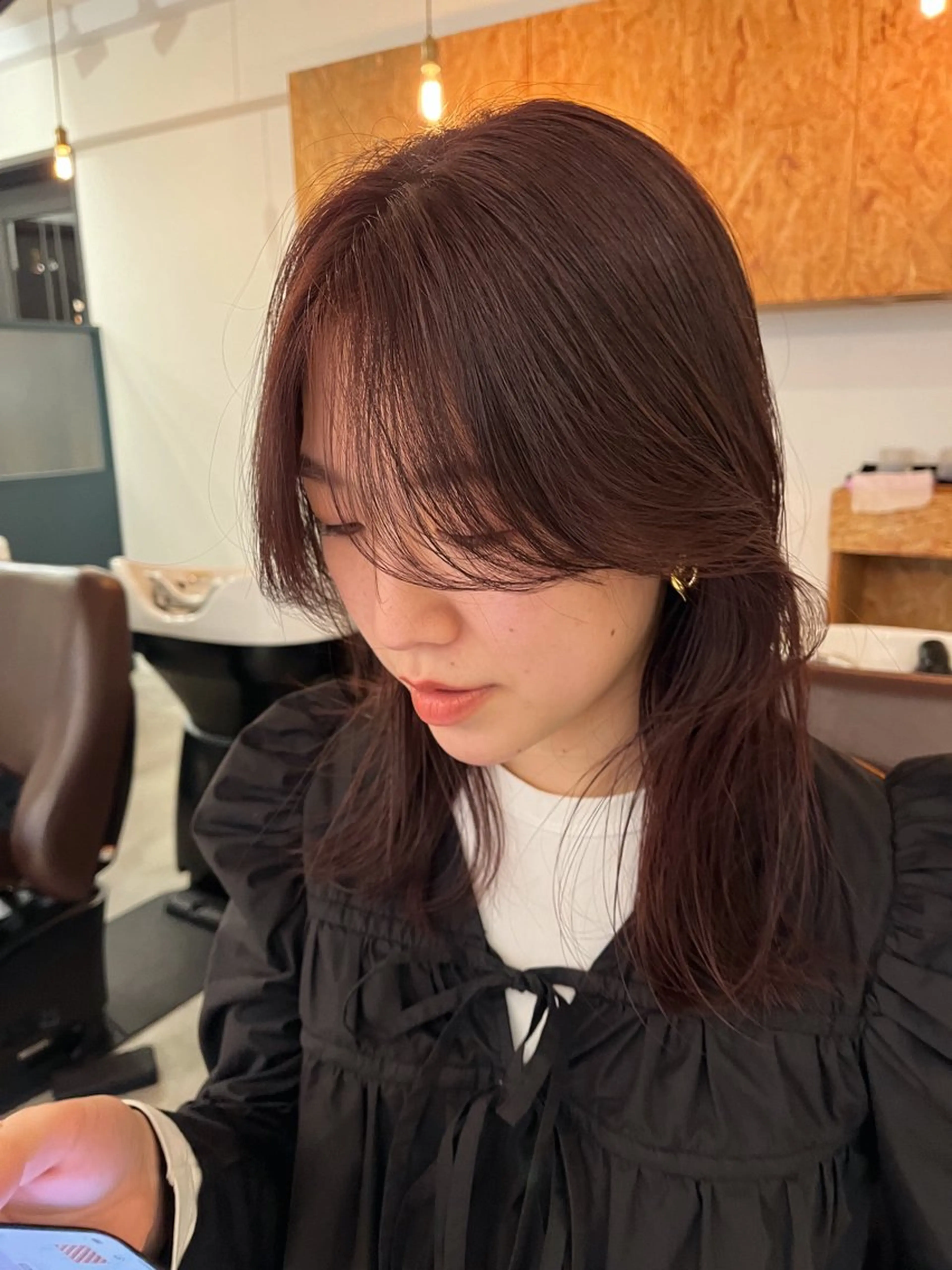 カラー 暖色/パーマ 🌼クニトウメイのヘアスタイル