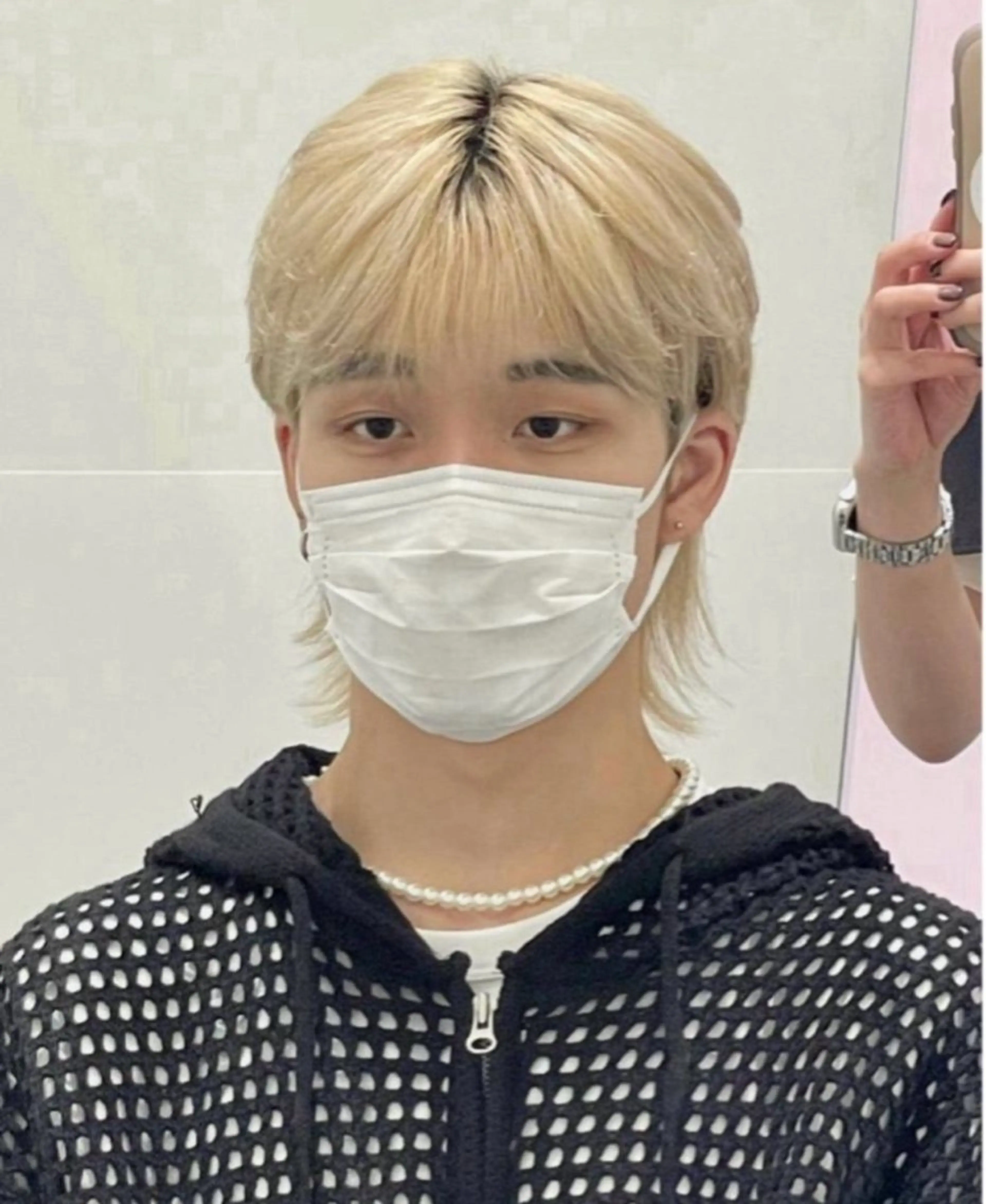 メンズ メンズ韓国風 メンズウルフカット ウルフカット ❤︎︎韓国ヘア❤︎︎ 𝑺𝒉𝒊𝒉𝒐のヘアスタイル