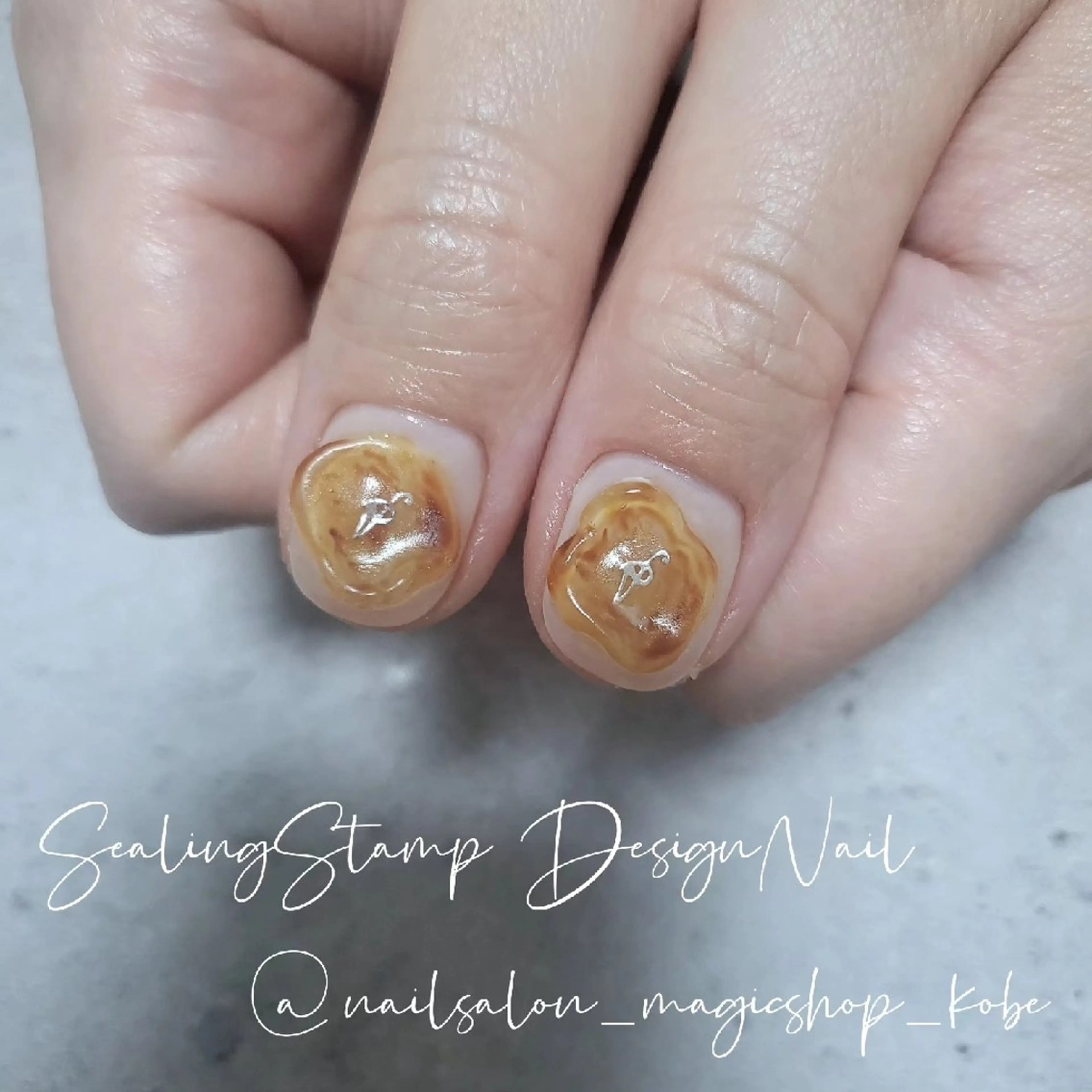 ネイル アートネイル べっ甲ネイル ジェルネイル ラメ(グリッター) ピンク ハンドネイル Nailsalon MagicShopのネイルデザイン