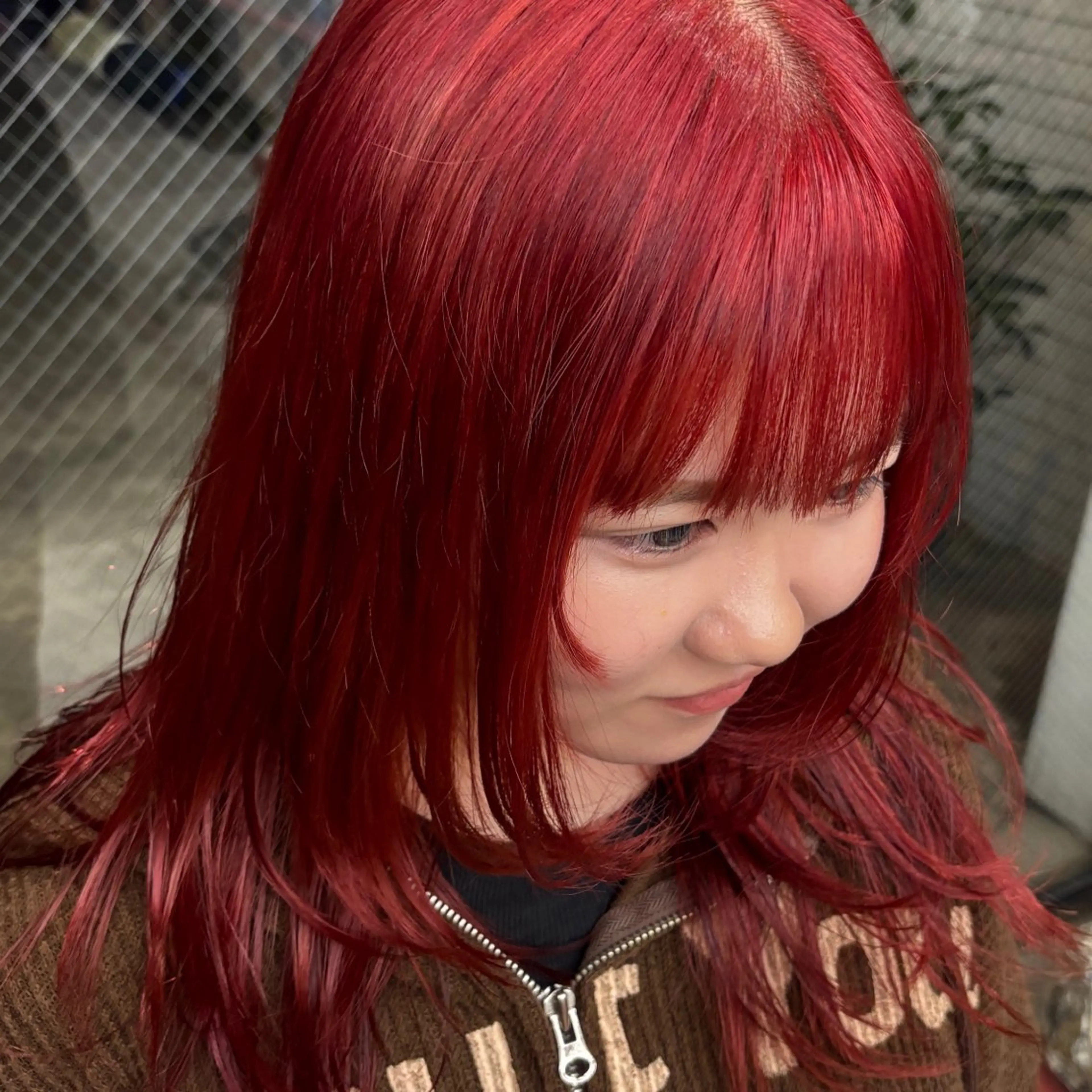 セミロング カラー ヘアアレンジ ヘアカラー HIBIKI / ブリーチモデルのヘアスタイル