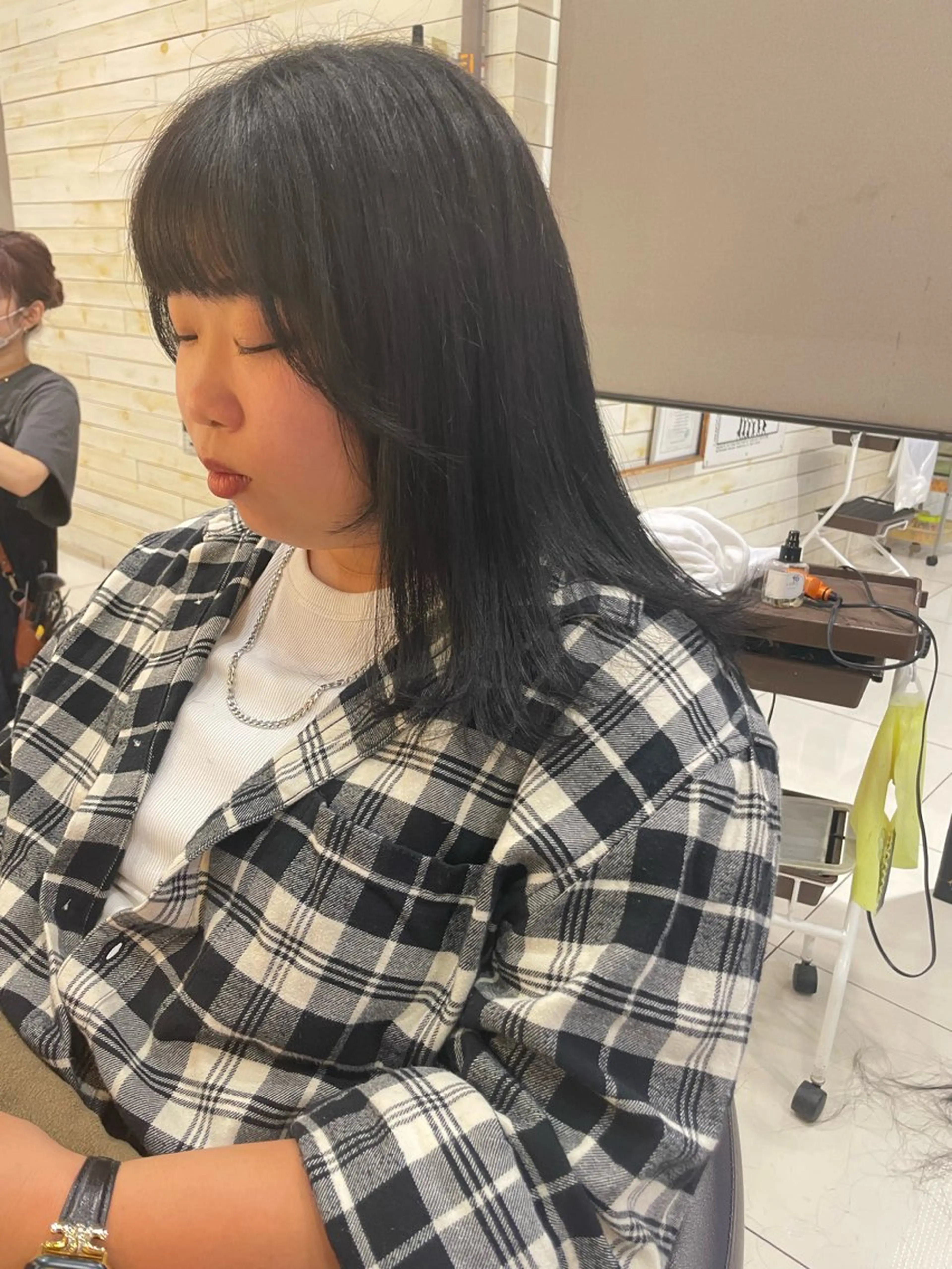 ミディアム 透明感color吉田 沙羅のヘアスタイル