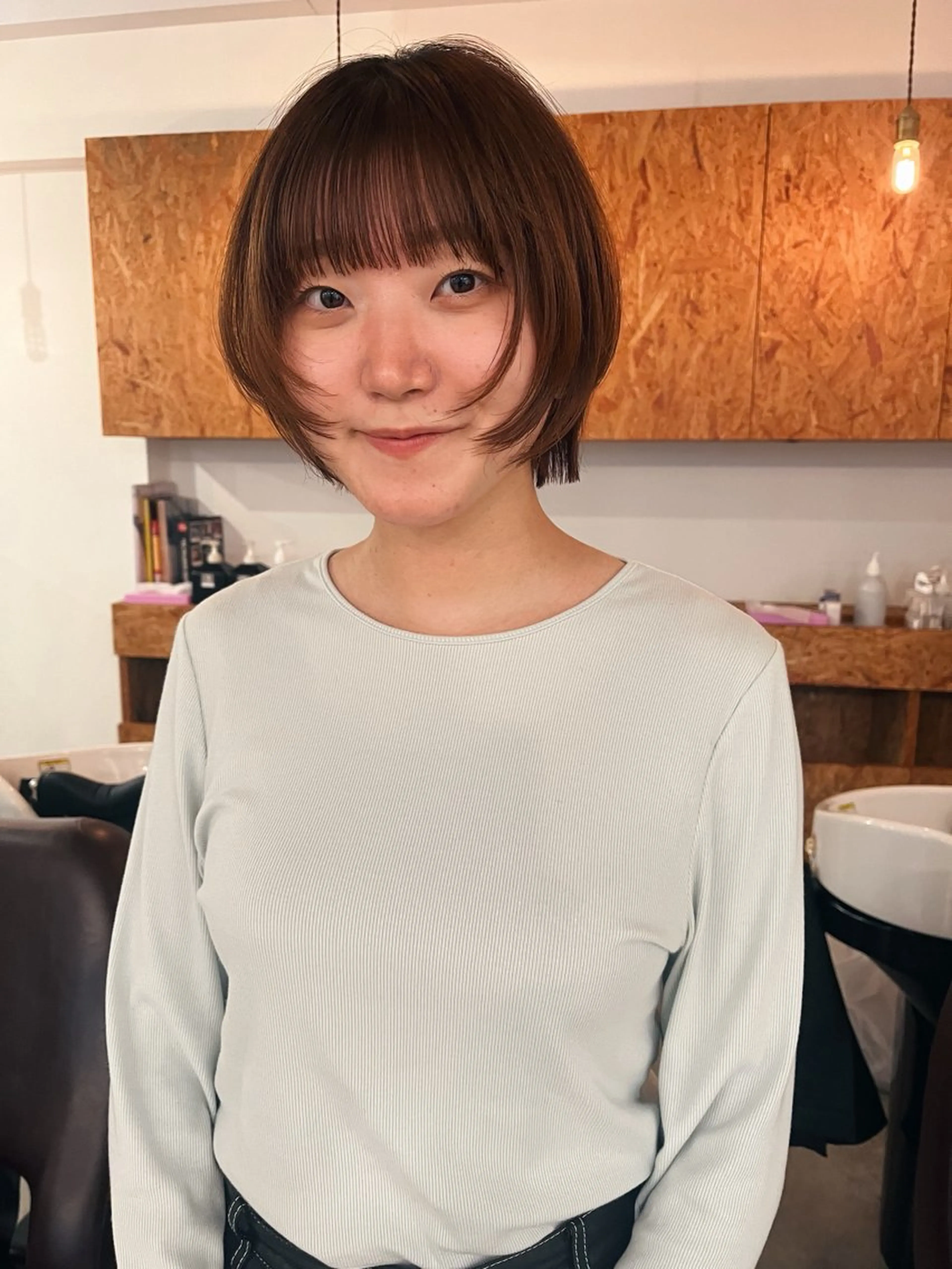 ショート ショートヘア 暖色/パーマ 🌼クニトウメイのヘアスタイル