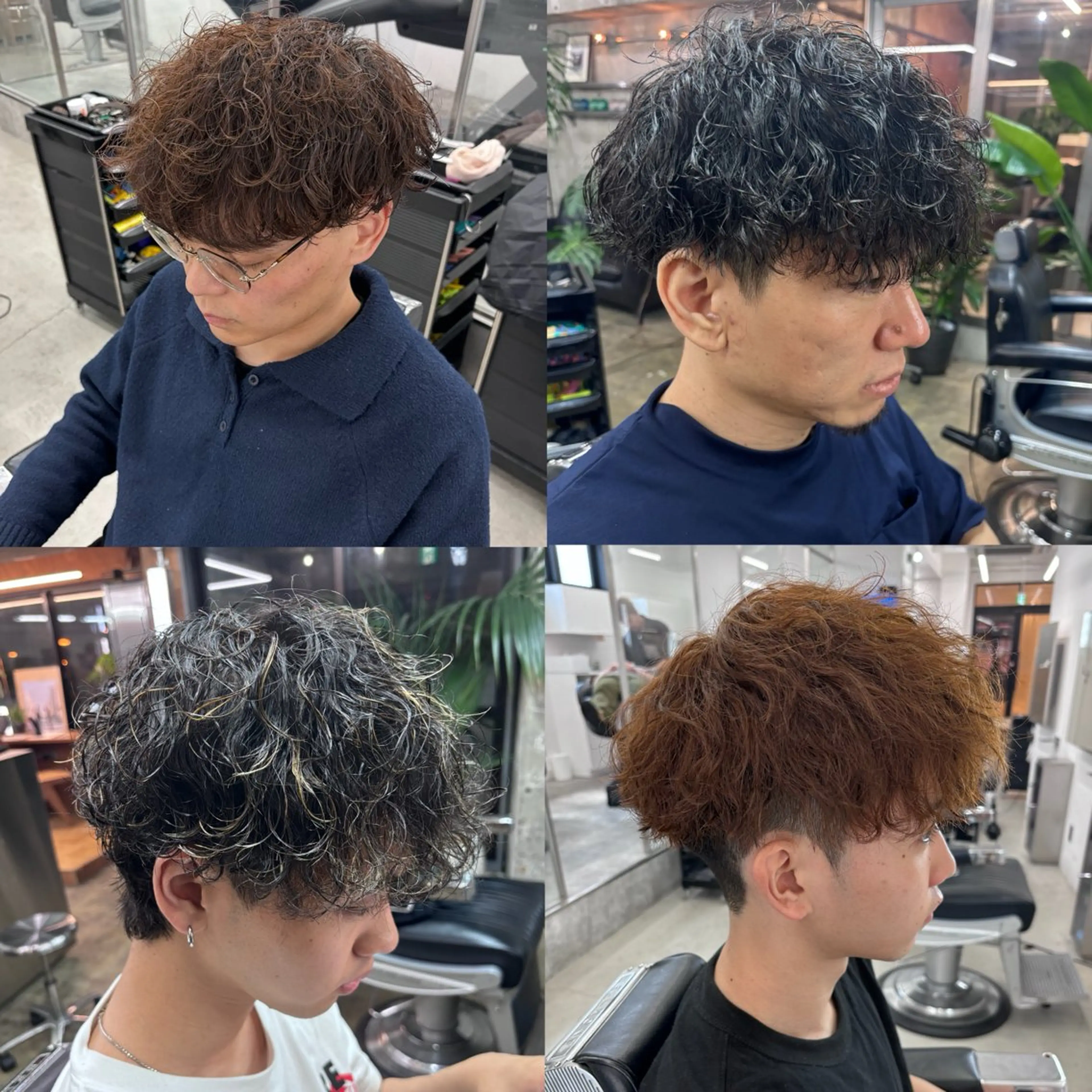 カラー パーマ メンズ メンズパーマ 縮毛矯正 カット パーマ トリートメント 土岐 仁/メンズ専門 パーマ特化美容師🌀のヘアスタイル