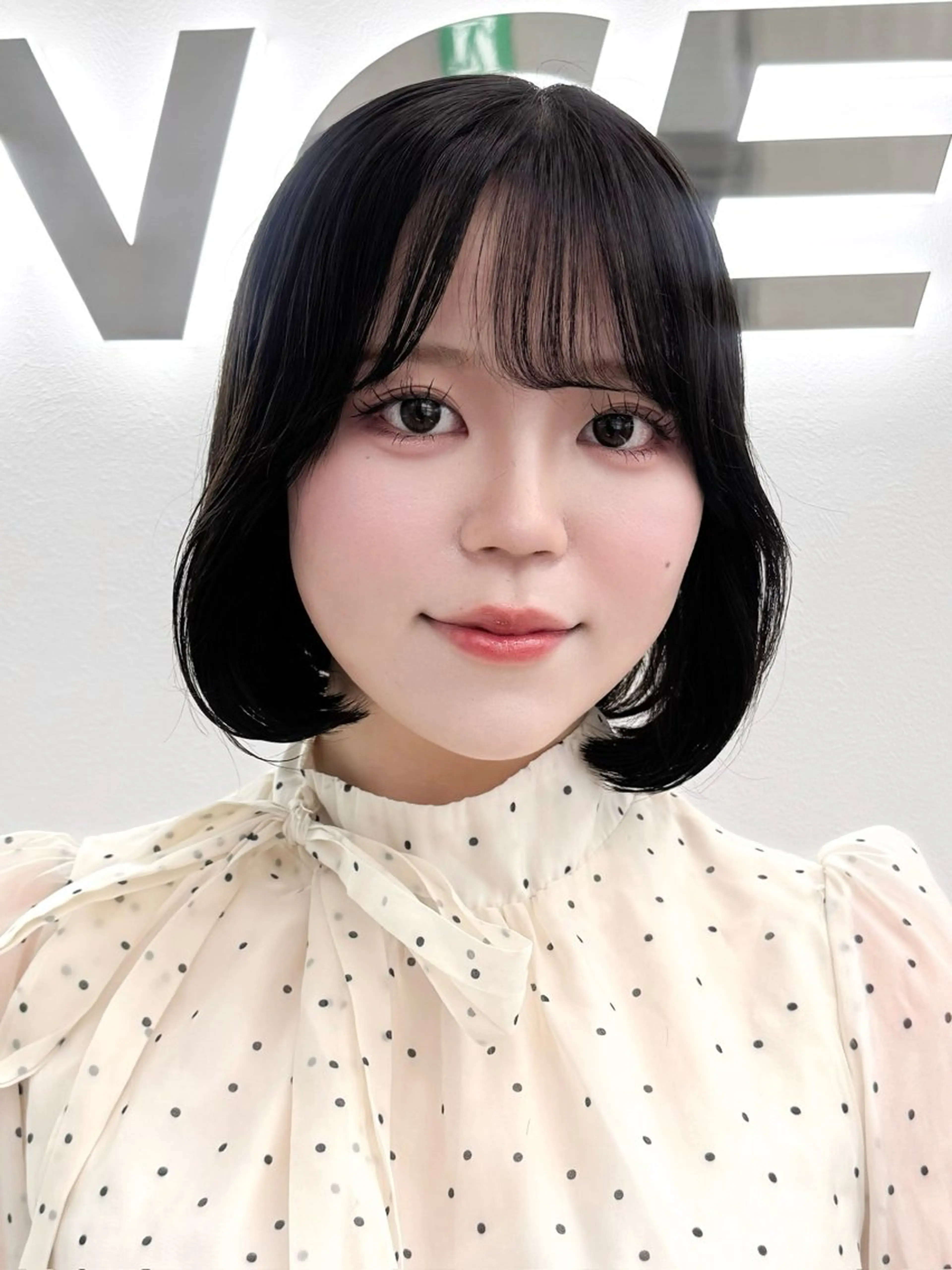 ミディアム カラー ヘアアレンジ カット トリートメント ヘアセット ‎🤍韓国ボブ/ 縮毛矯正🪽‪ひかりのヘアスタイル