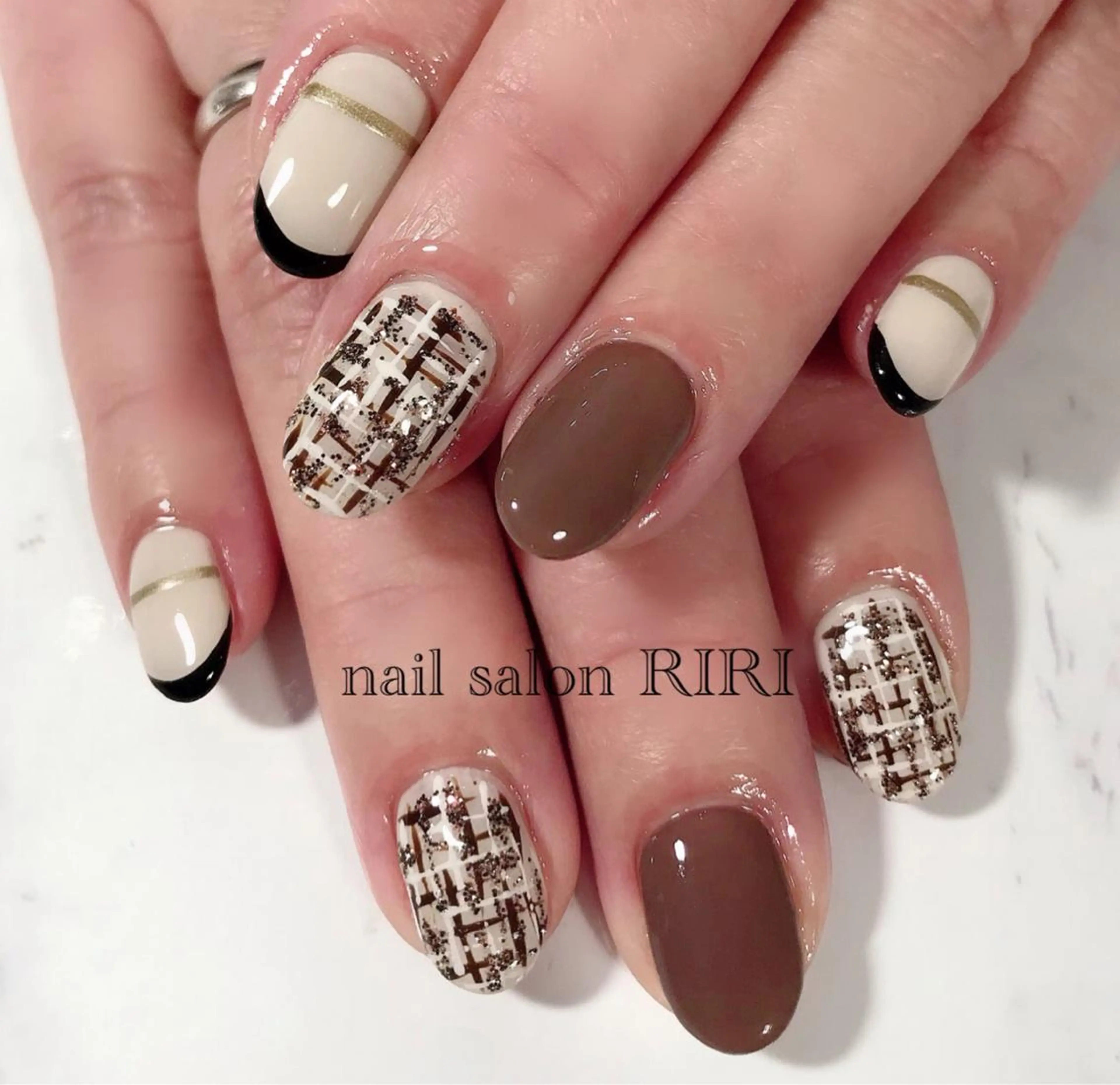 ネイル ツイードネイル private  nail  salon RIRI所属・RIRI リリのネイルデザイン
