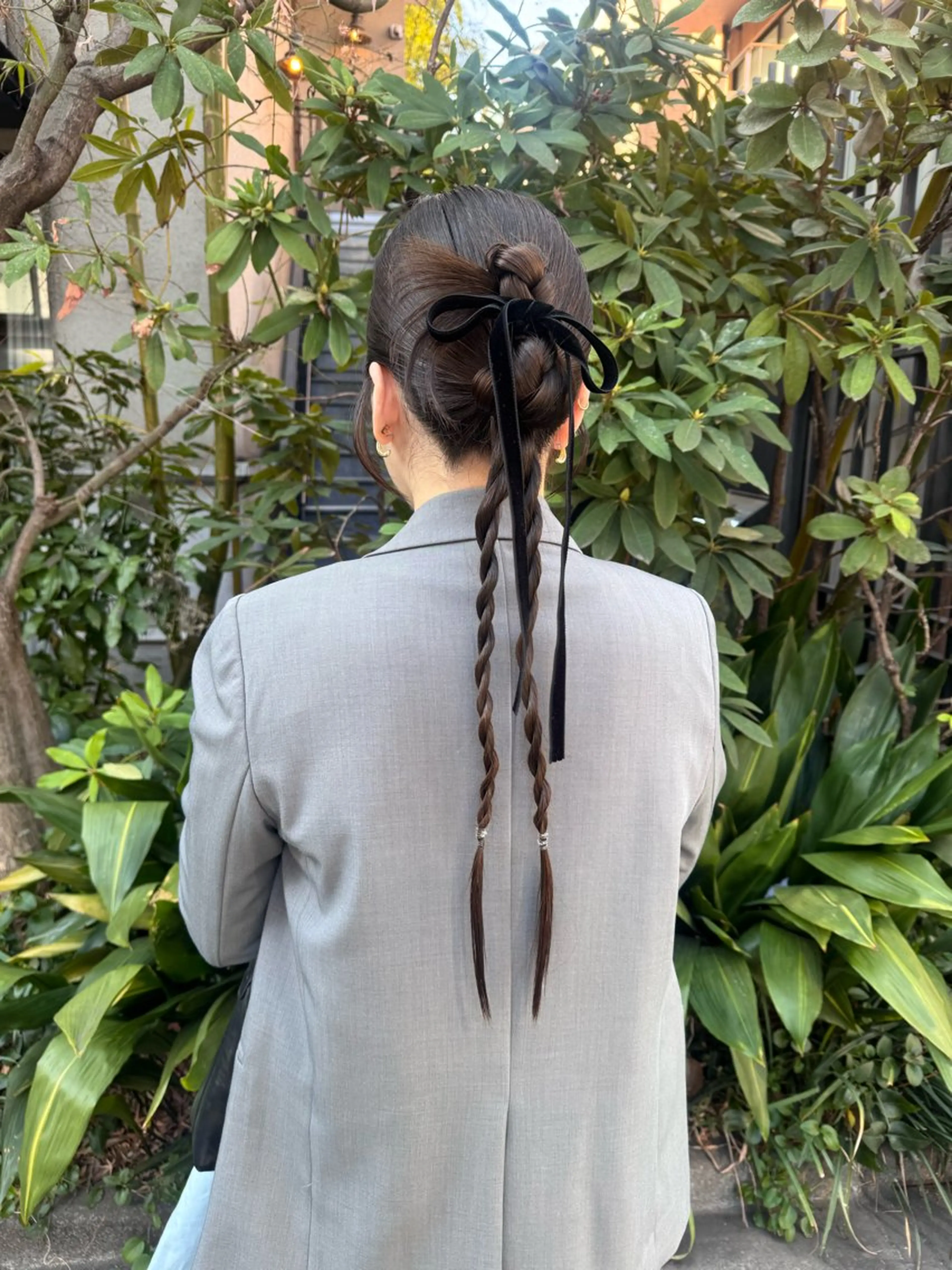 セミロング ヘアアレンジ ヘアセット 🎗️【ヘアセット 美眉】吉川玲🎗️のヘアスタイル