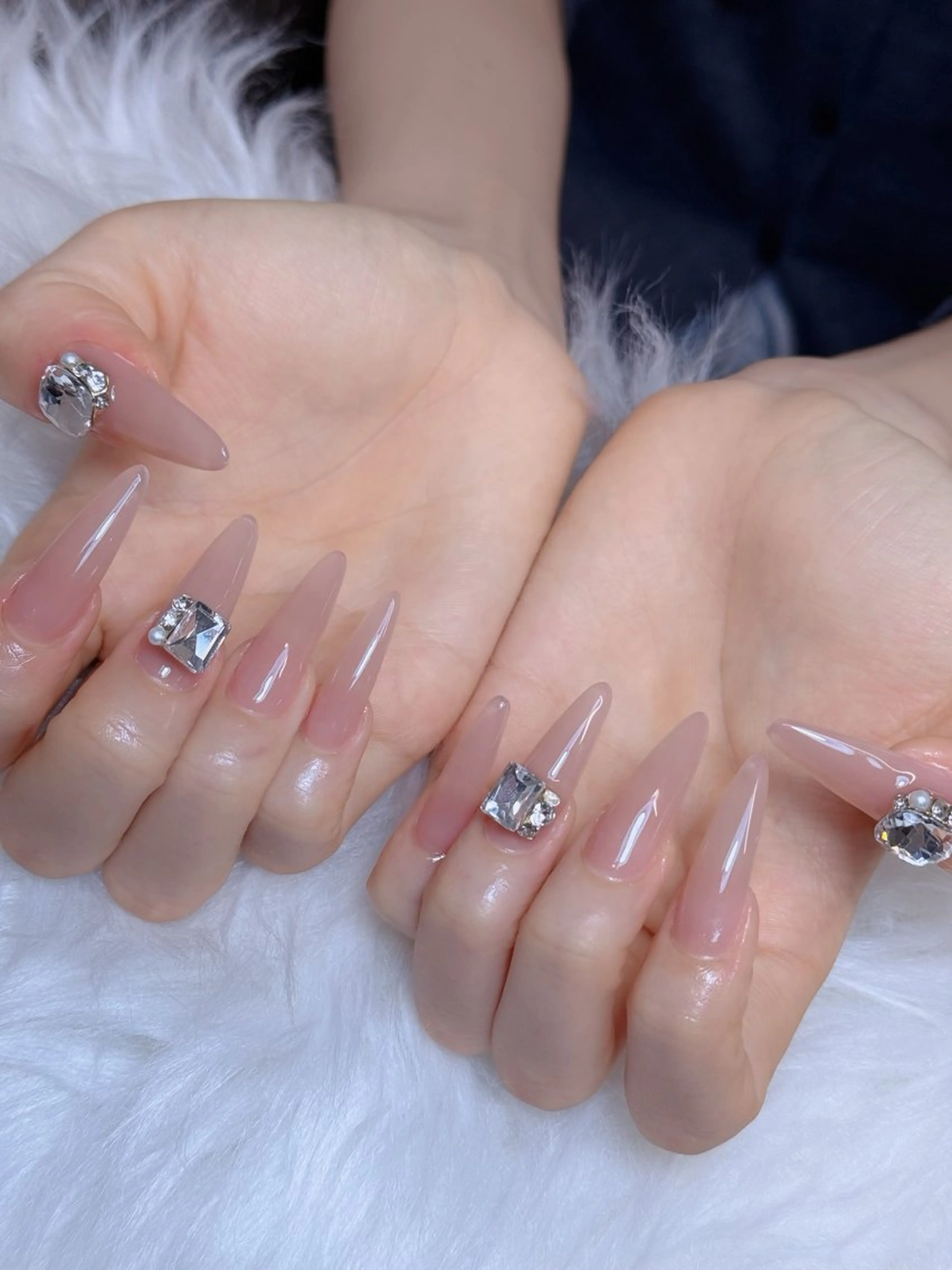 ネイル オーロラネイル チークネイル フットネイル フレンチネイル ハロウィン ハンドネイル Lumi Nail 新大久保3‘のネイルデザイン