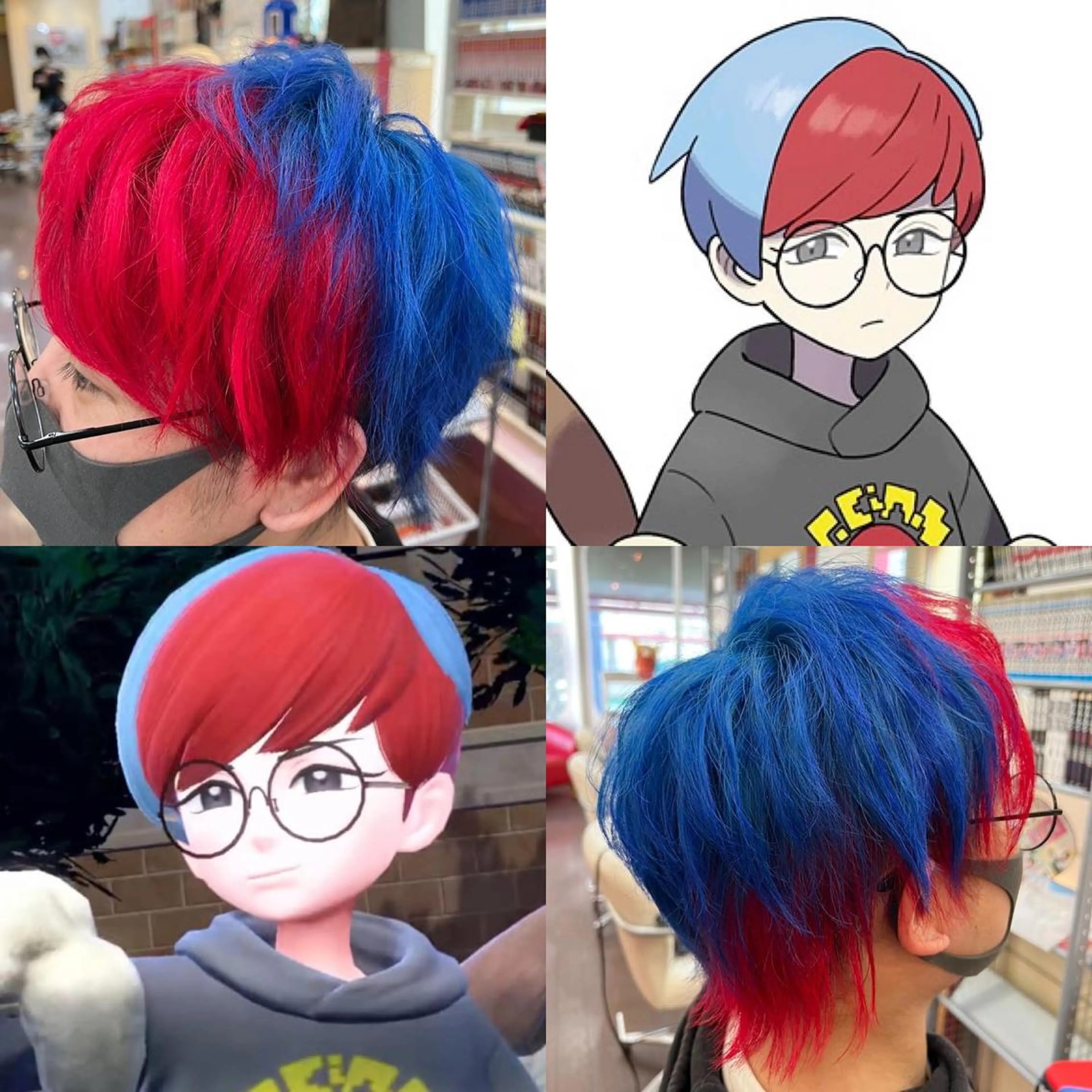 ショート カラー メンズ ヘアカラー まさき✂︎ブリーチ／ デザインカラーのヘアスタイル