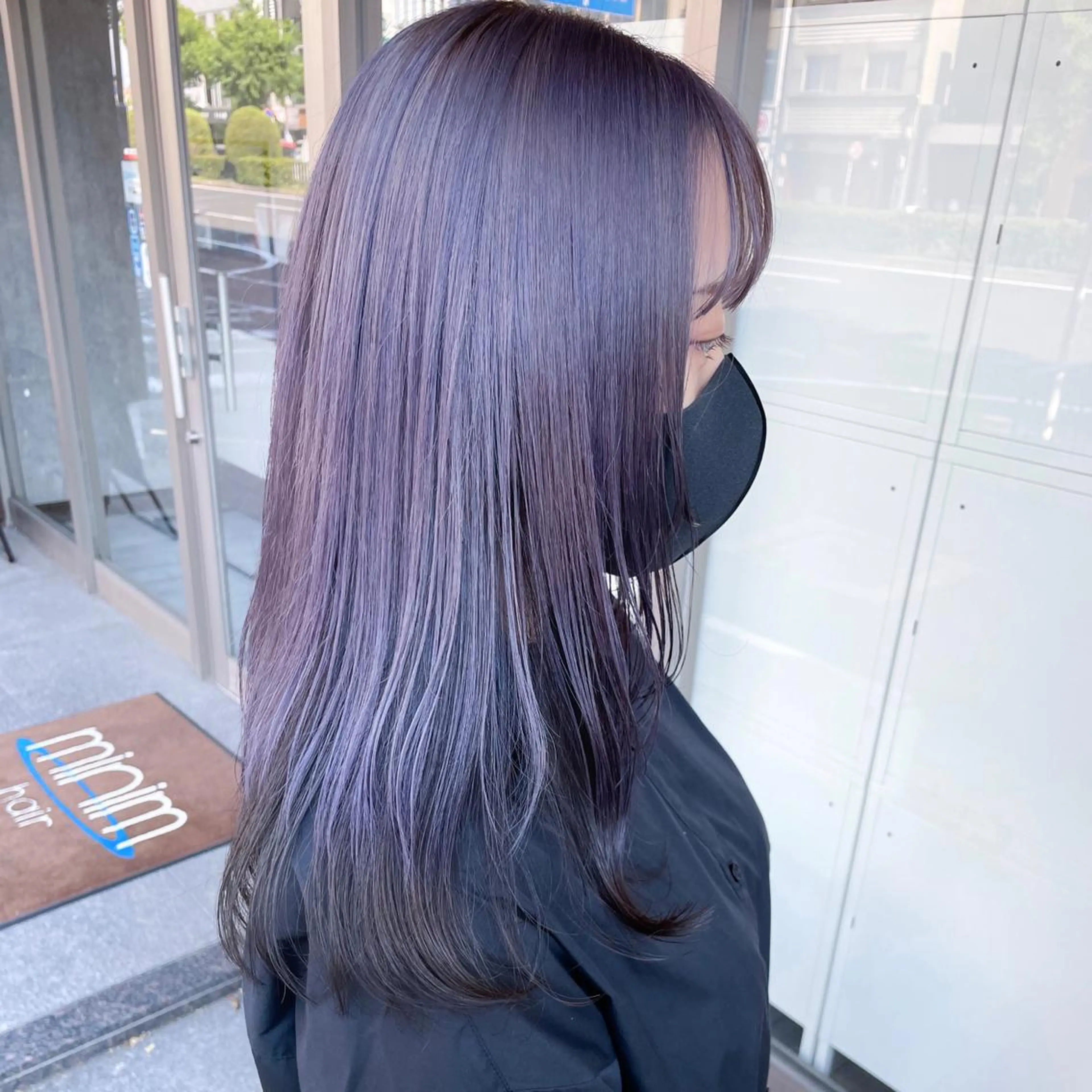 セミロング カラー ヘアカラー トリートメント 高橋 みく/ minim 暖色のヘアスタイル