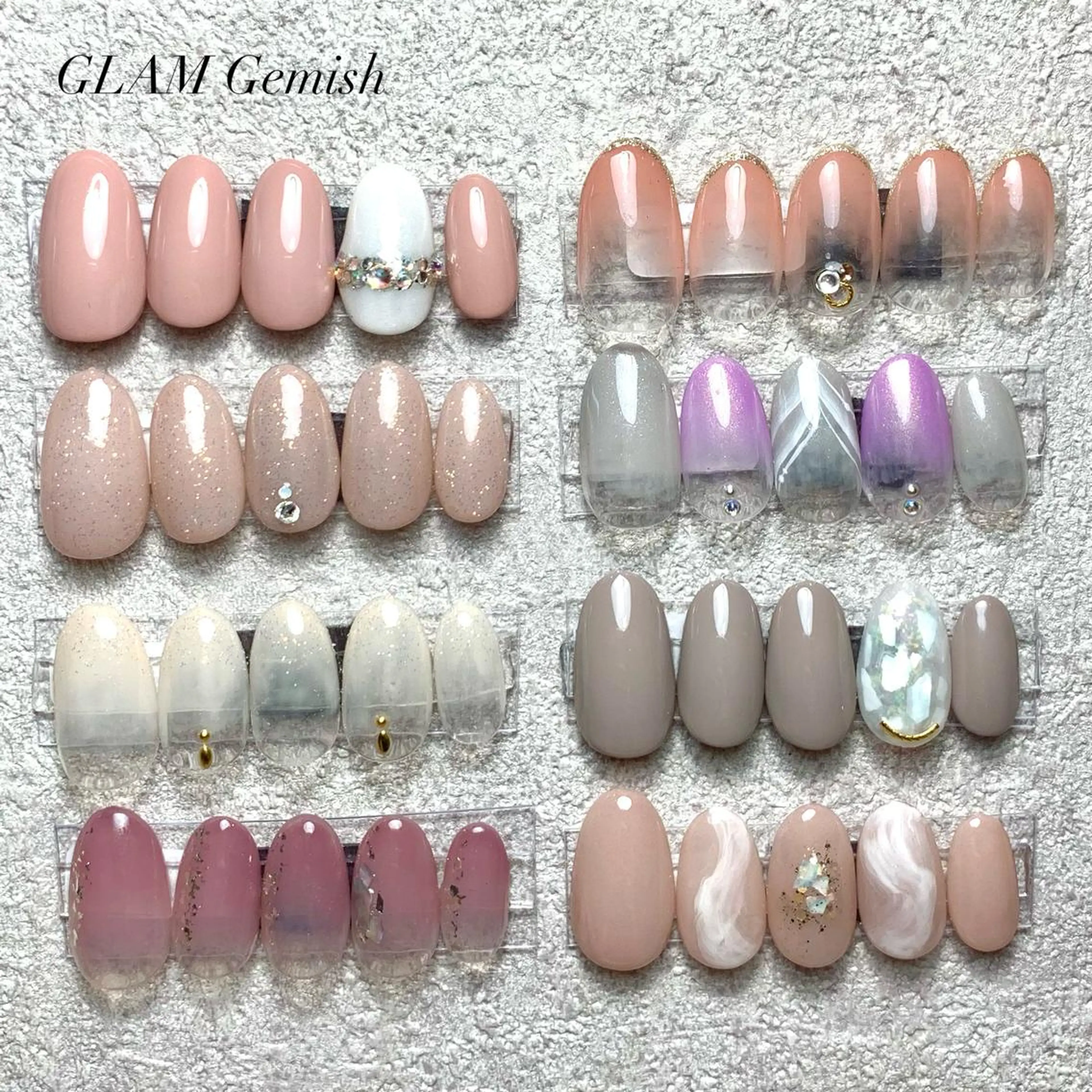 ネイル シンプルネイル 藤崎 恵梨香のネイルデザイン