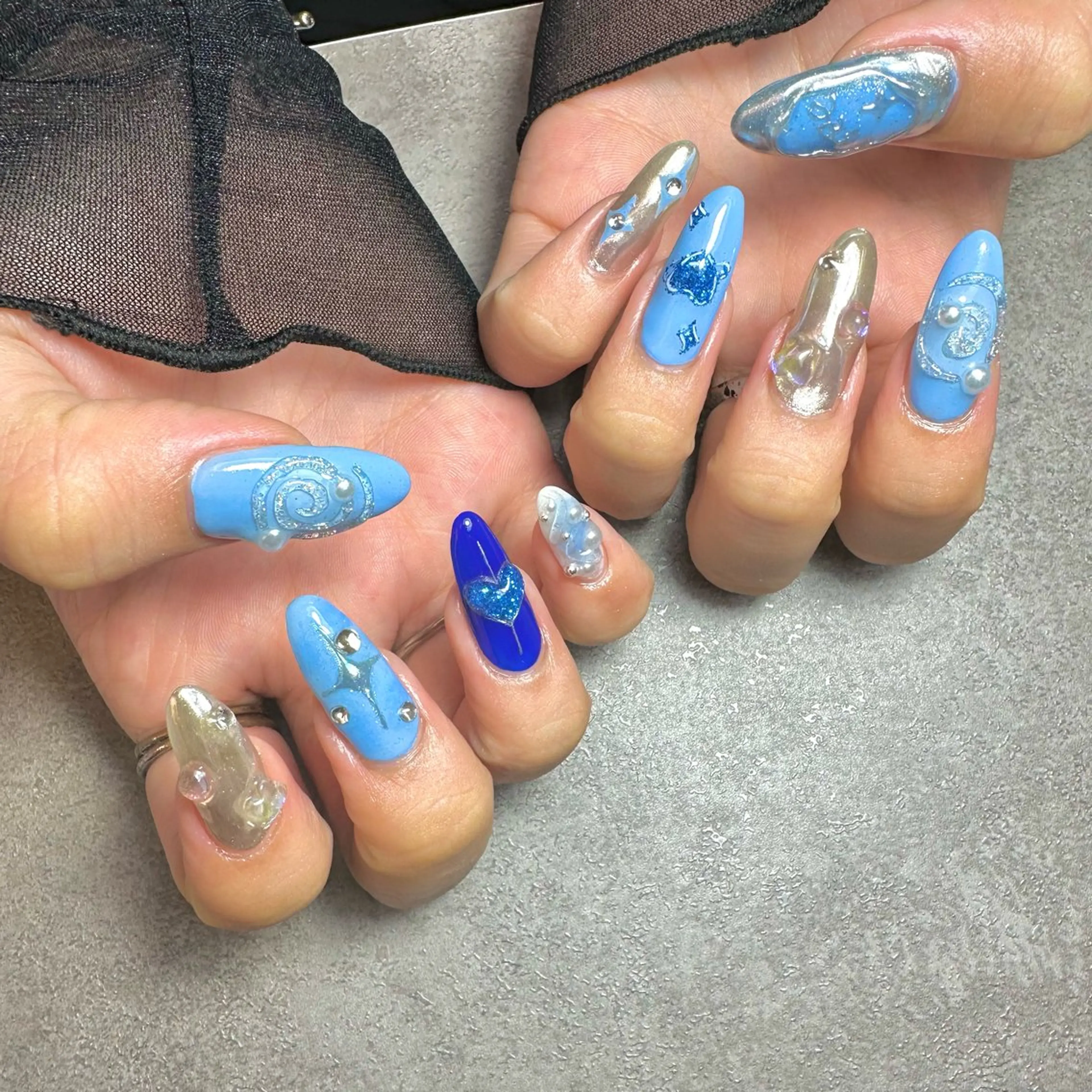 ネイル ハンドネイル フットネイル GéRanium Harukaのネイルデザイン