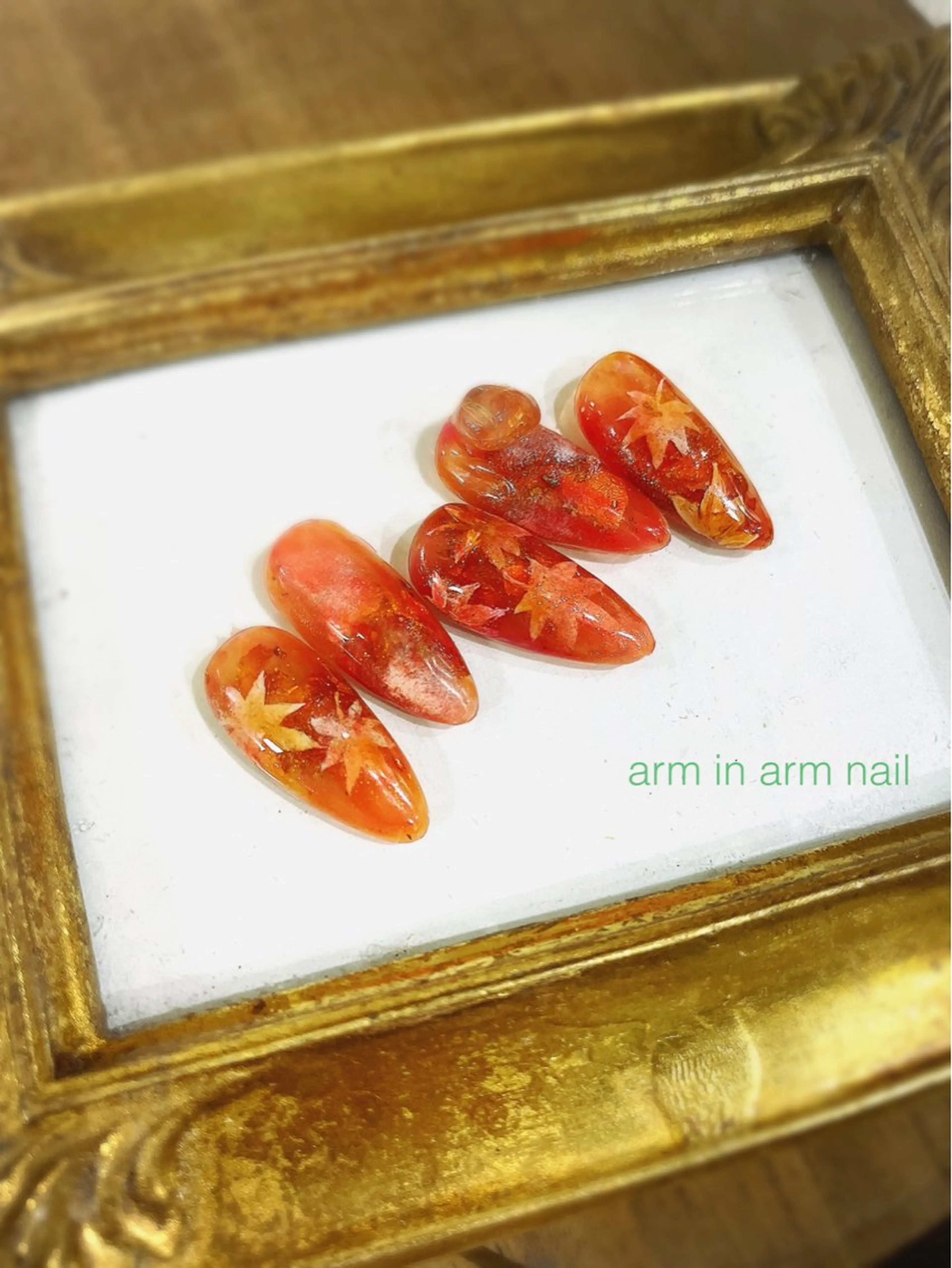 ネイル arm in arm ︎✿Yamamotoのマツエク・マツパデザイン