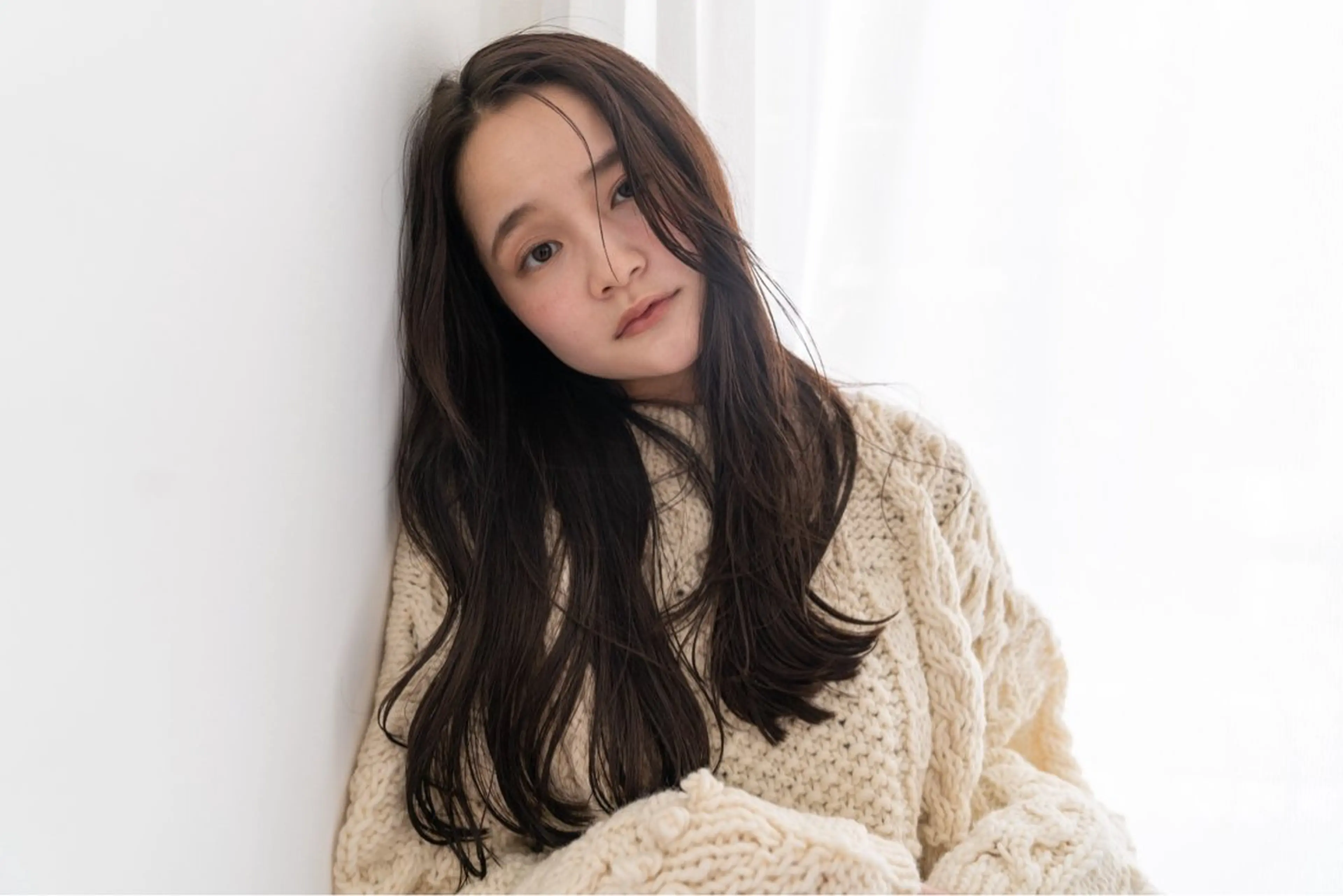 ロング カット トリートメント レディースカット🎀 NANAHAのヘアスタイル