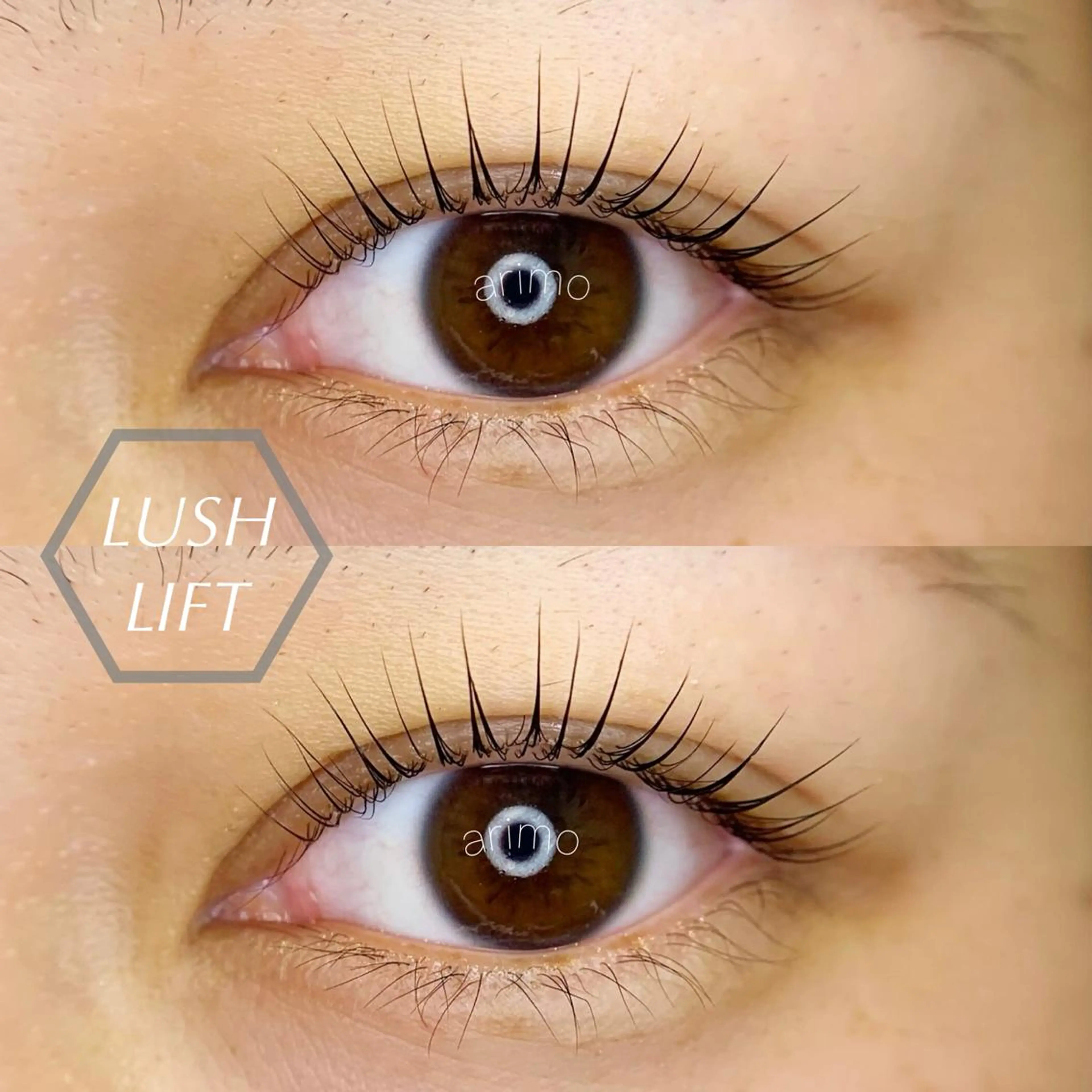 マツエク・マツパ 一重×まつ毛パーマ マツパ arimo hair&eyelash所属・arimo アイリスト右原のマツエク・マツパデザイン