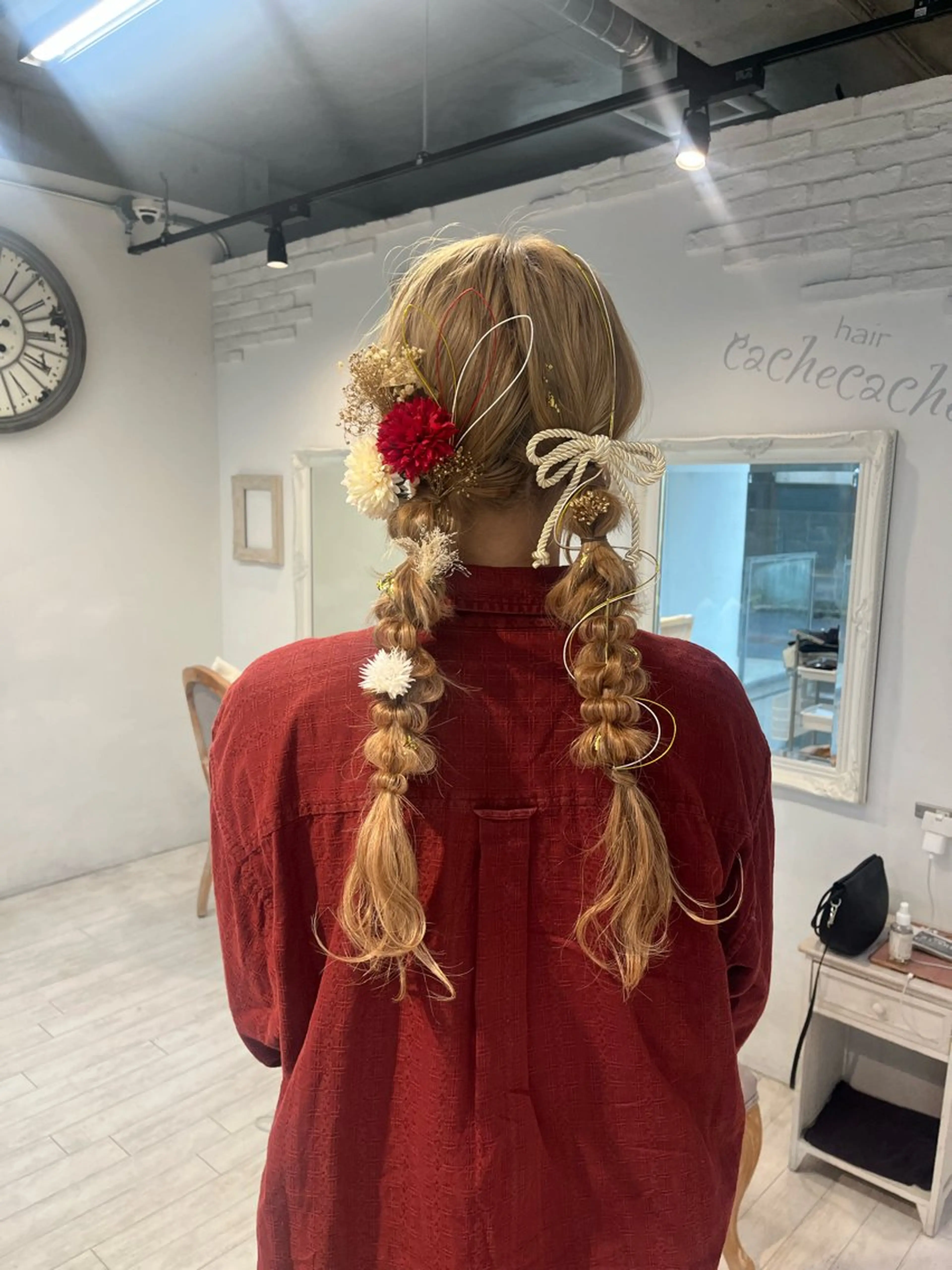 ヘアアレンジ 横浜/ショート/ レイヤーカットのヘアスタイル