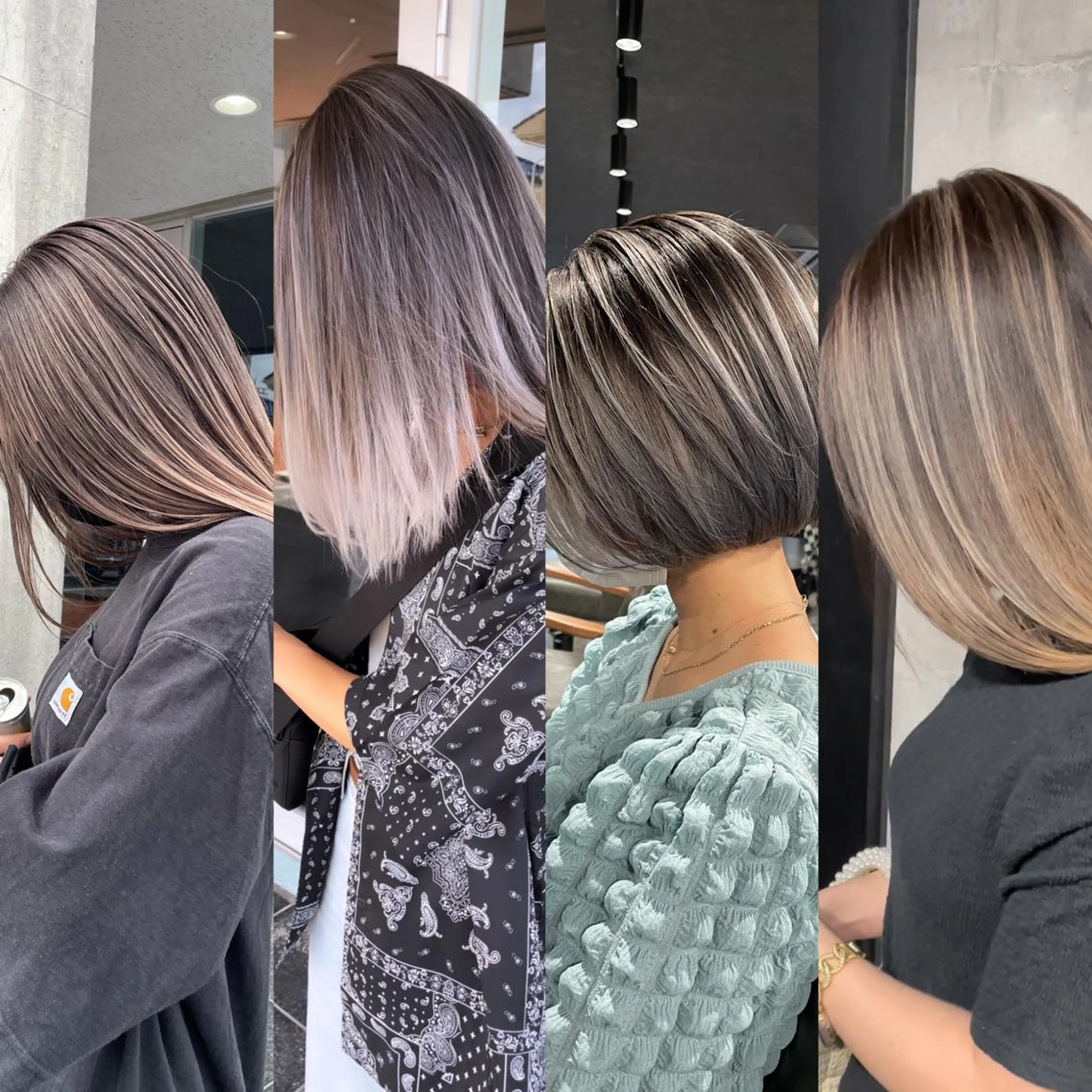 🎖️インスタにのってる仕上がり求めてる🎖️2回ブリーチカット(ハイライトバレイヤージュ)の写真