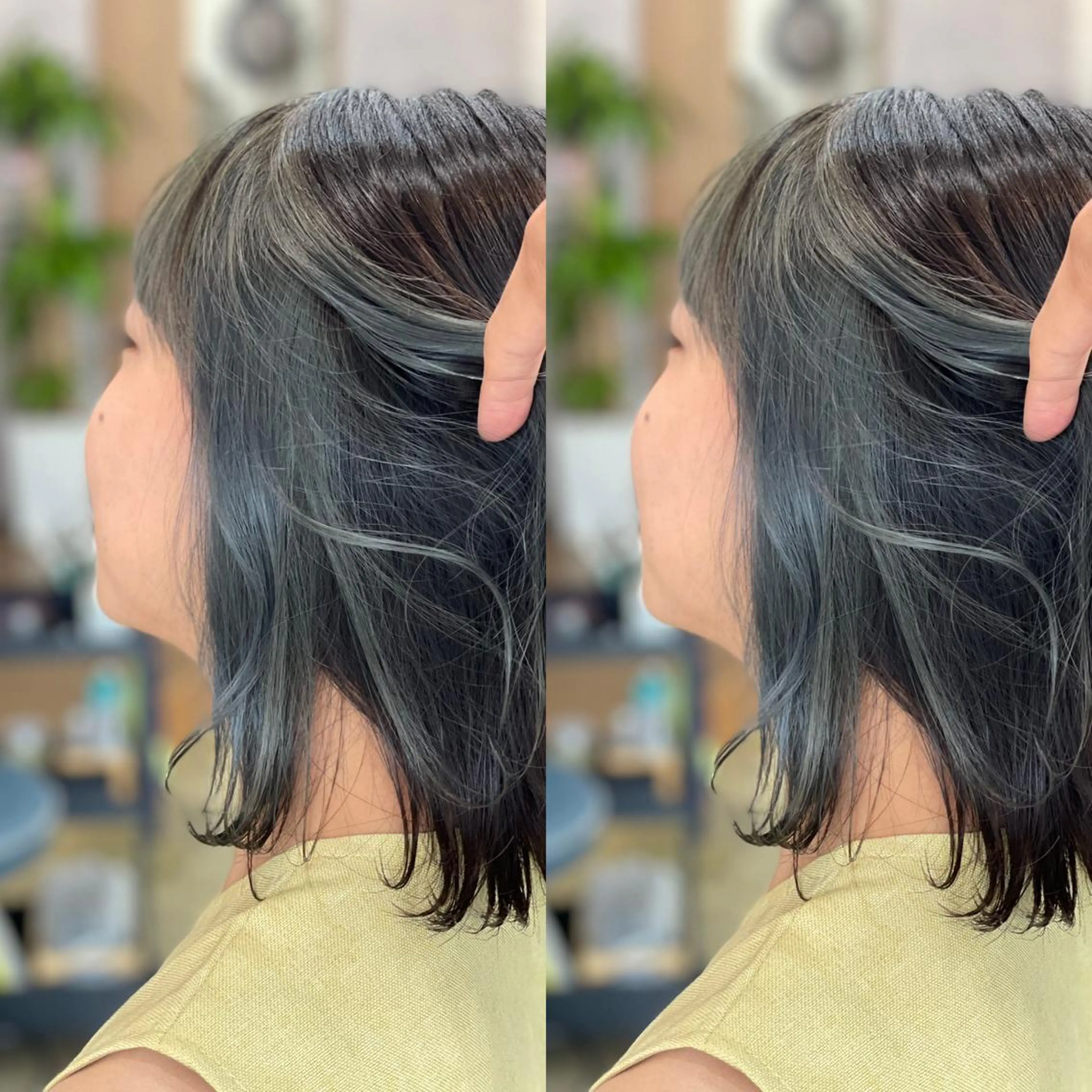 ミディアム カラー Snaly カラー特化ページのヘアスタイル