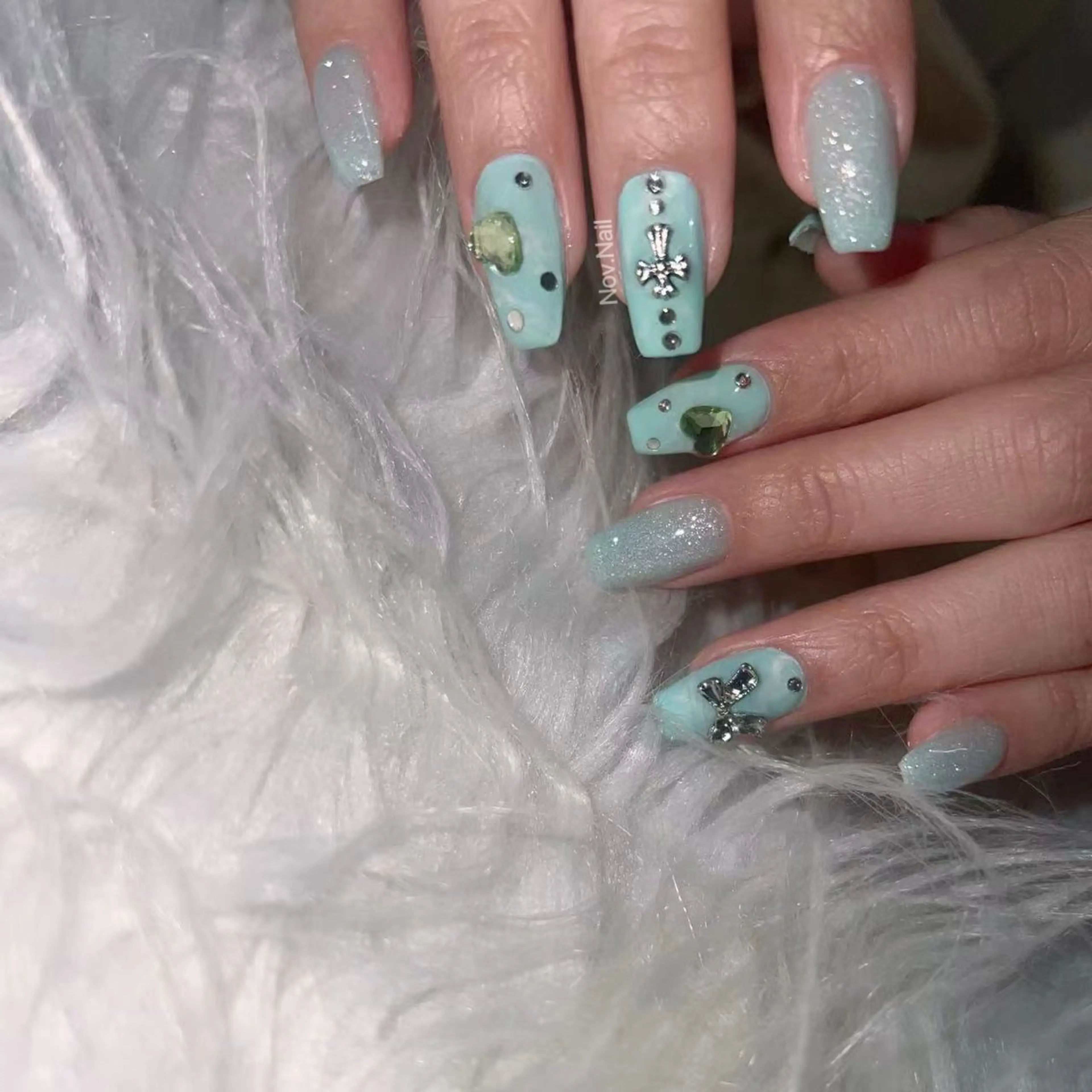 【ジェル】🩵持ち込みデザイン🩷デザイン6本🉑の写真