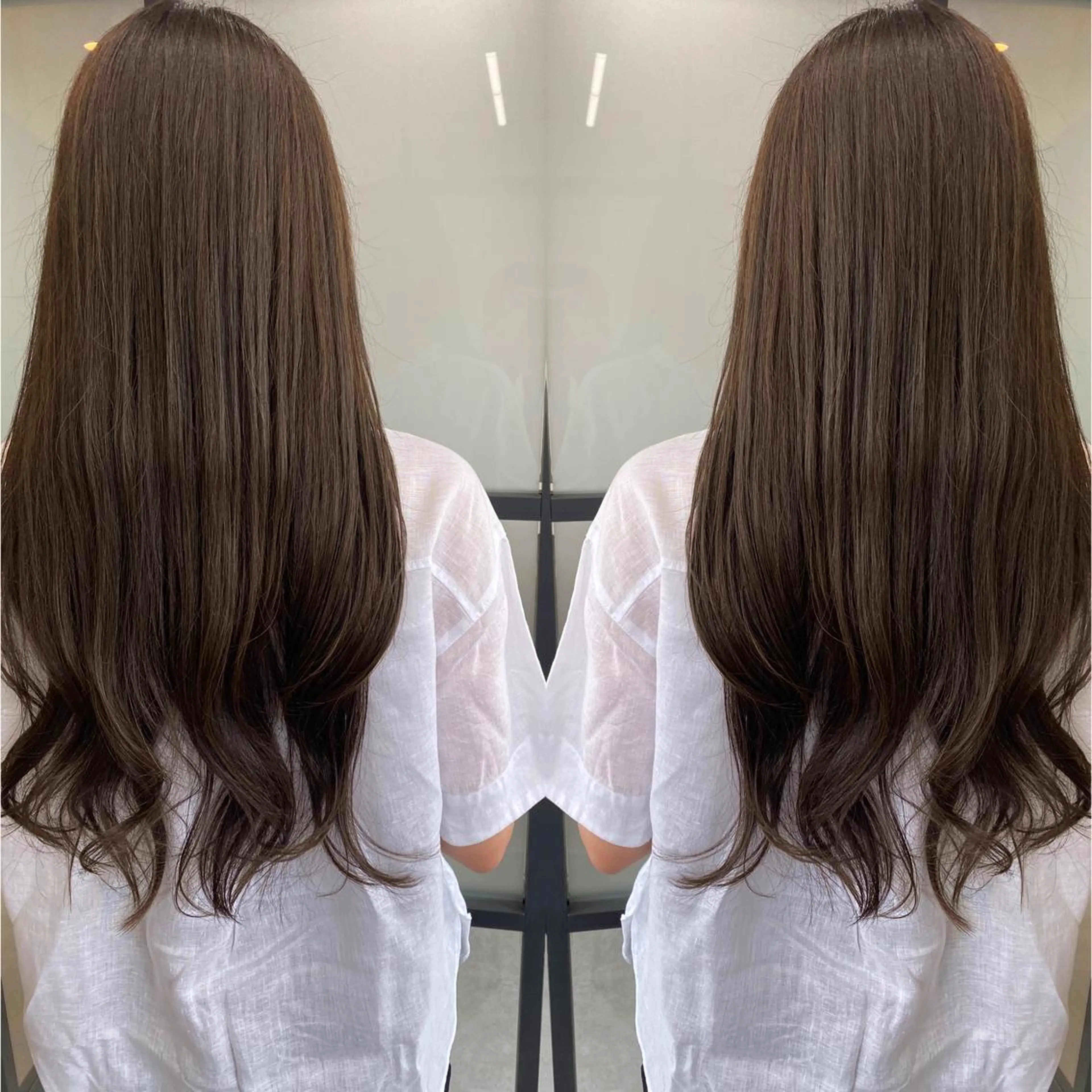 ロング カラー カット トリートメント tocca 💜石田愛結💜のヘアスタイル