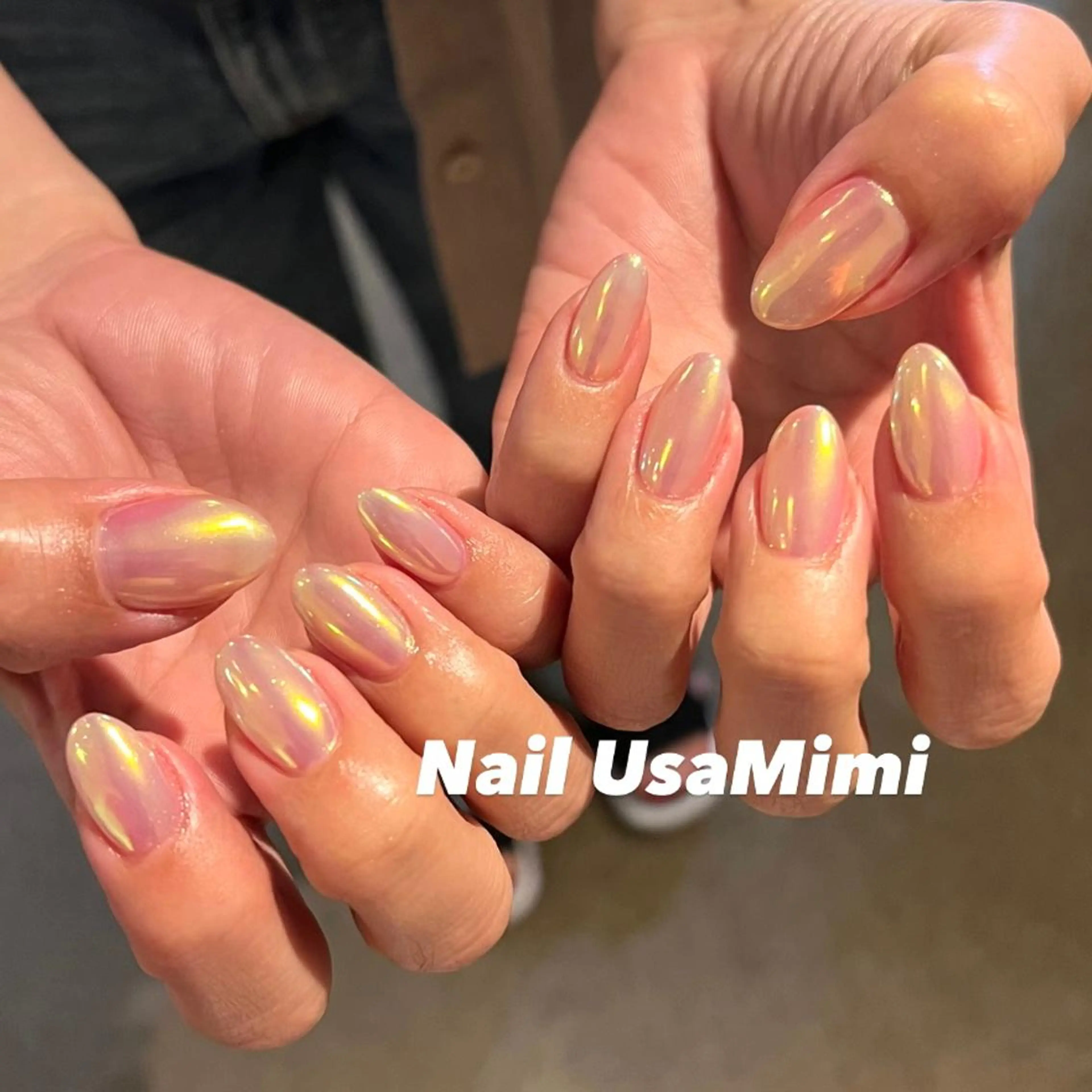 ネイル フットネイル ジェルネイル キラキラネイル マグネットネイル 持ち込み 本町ネイルNail UsaMimiのネイルデザイン