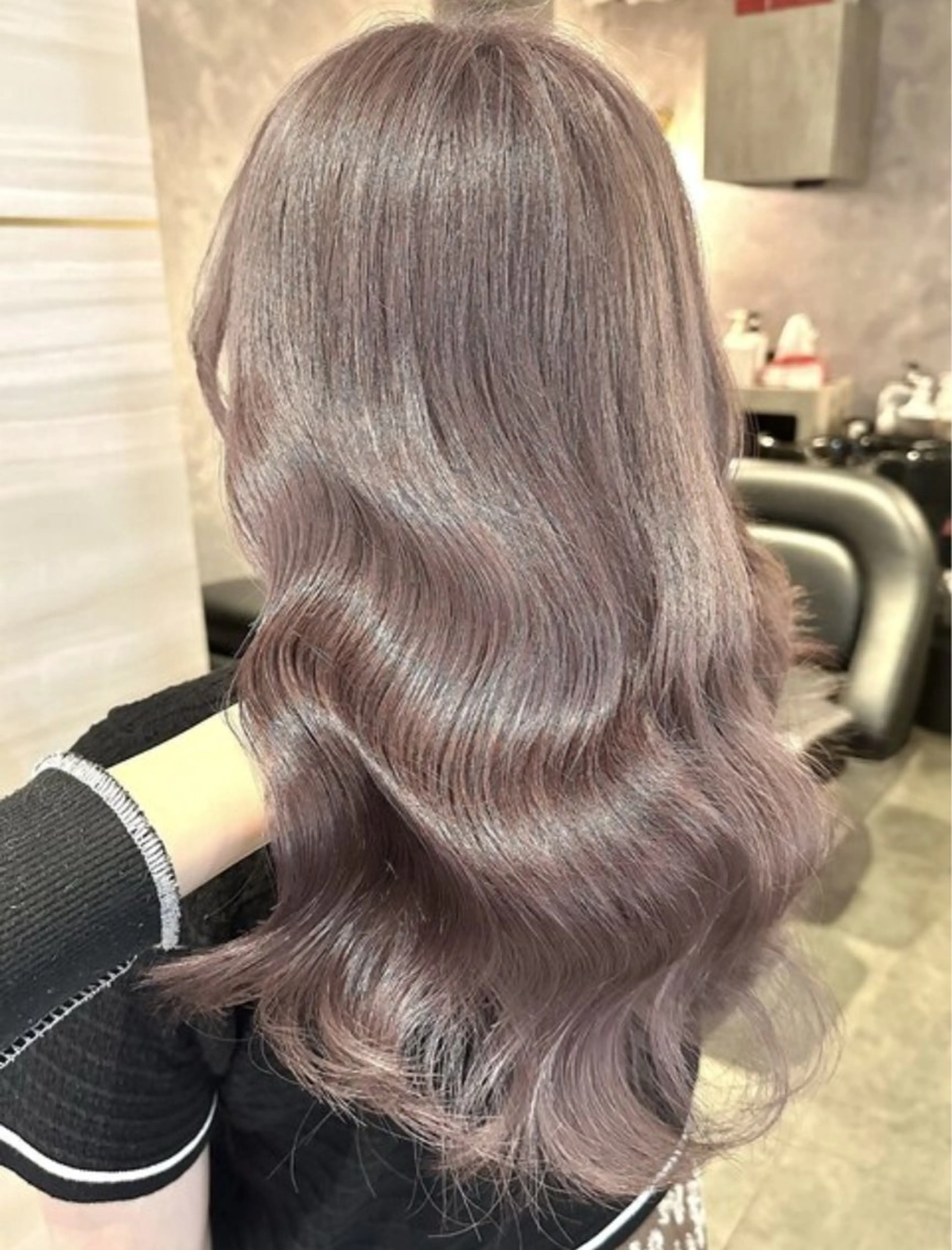 ロング 💘Kurea💘 艶髪/韓国/暗髪のヘアスタイル