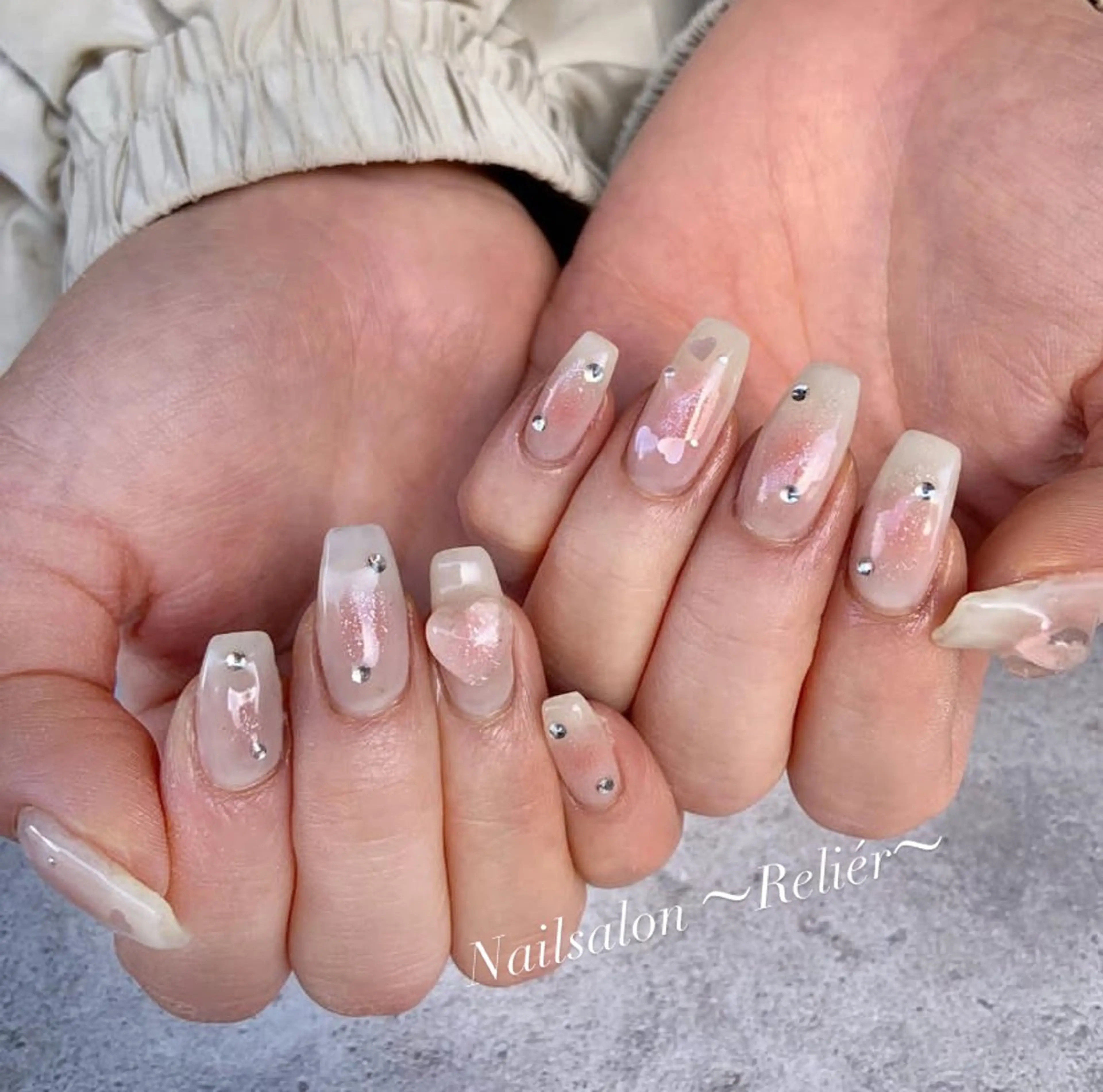 ネイル チークネイル Nailsalon 〜Reliér〜のネイルデザイン