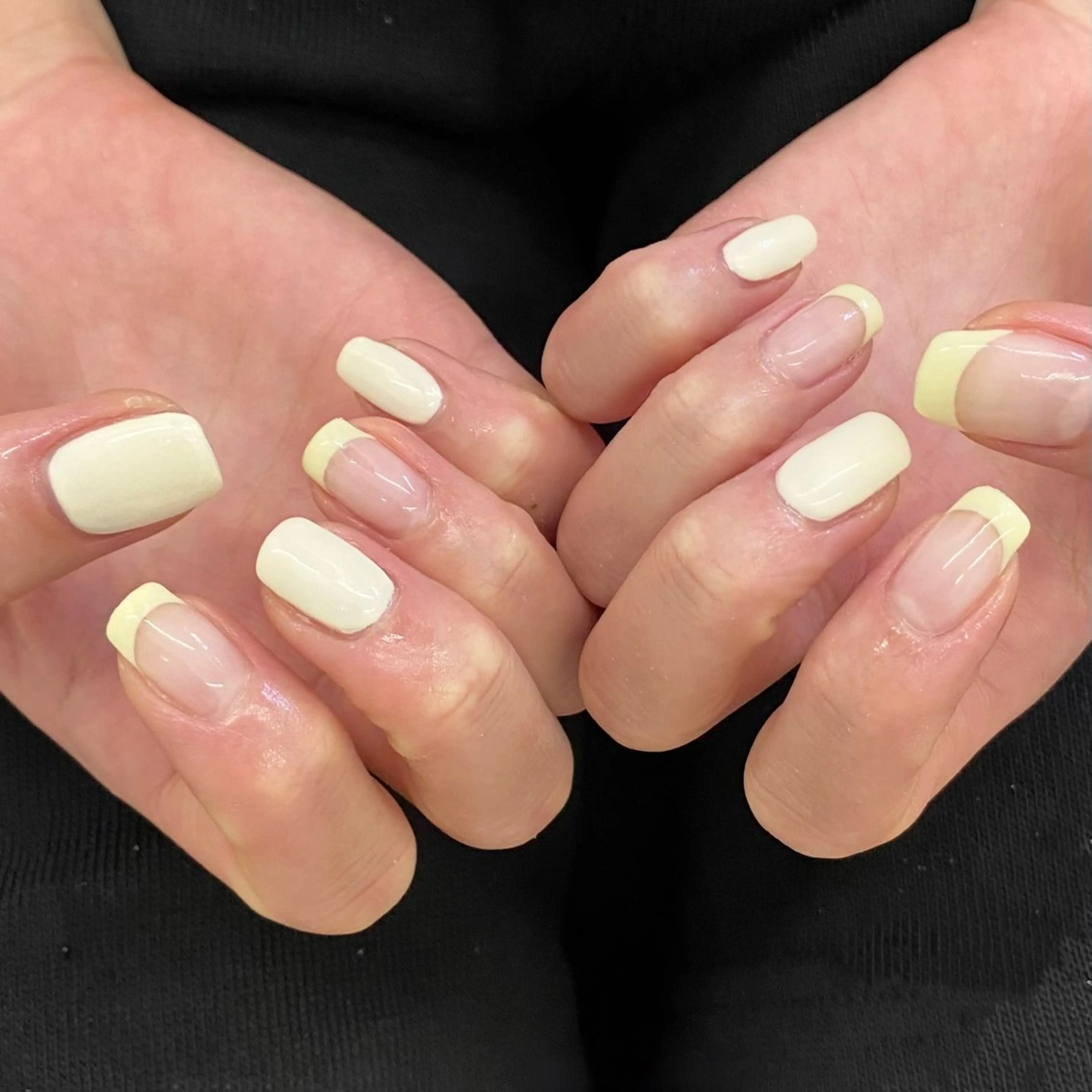 ネイル 春ネイル 黄色 ハンドネイル nail salon muuのネイルデザイン