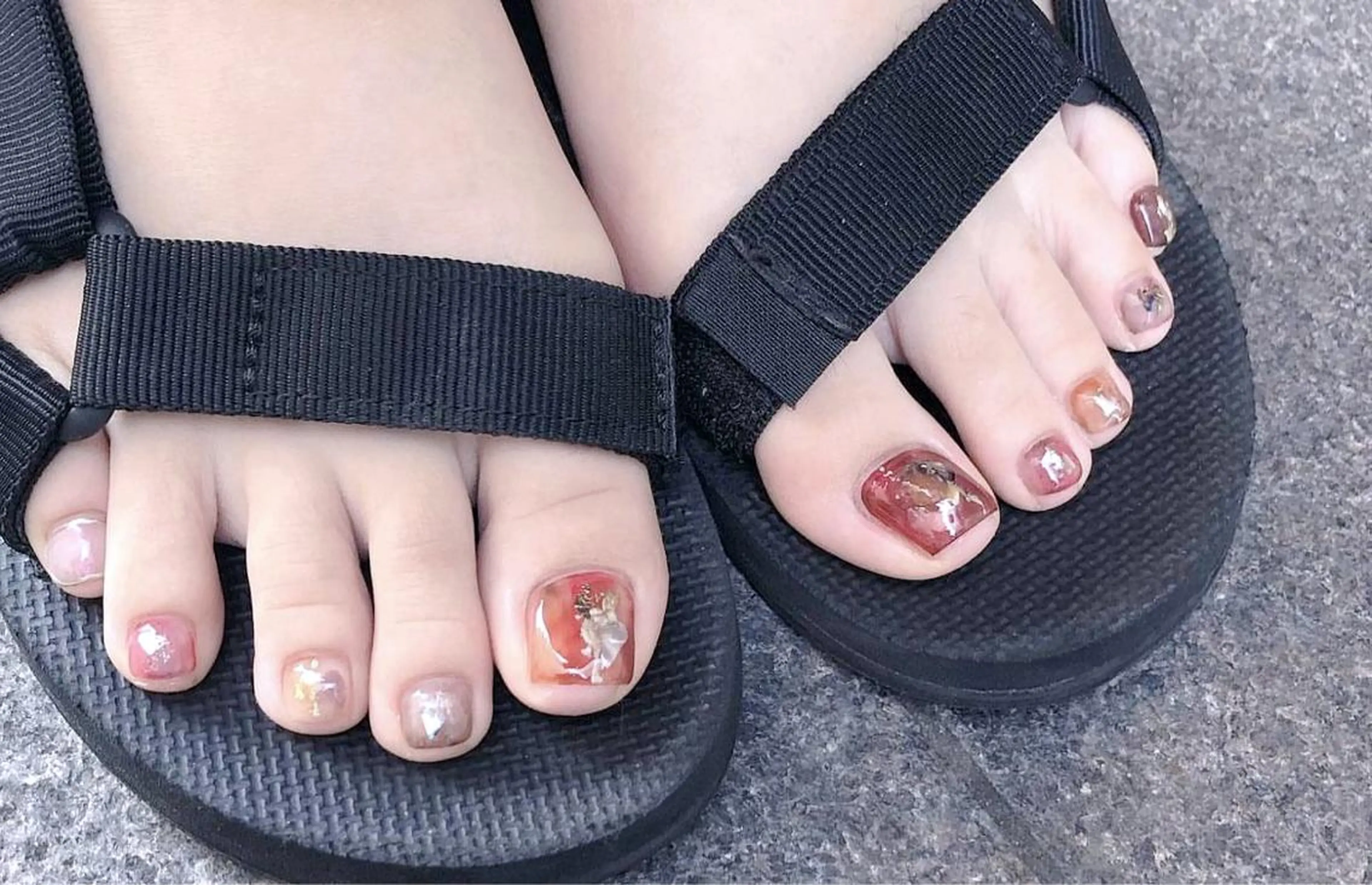 ネイル フットネイル リ サのネイルデザイン