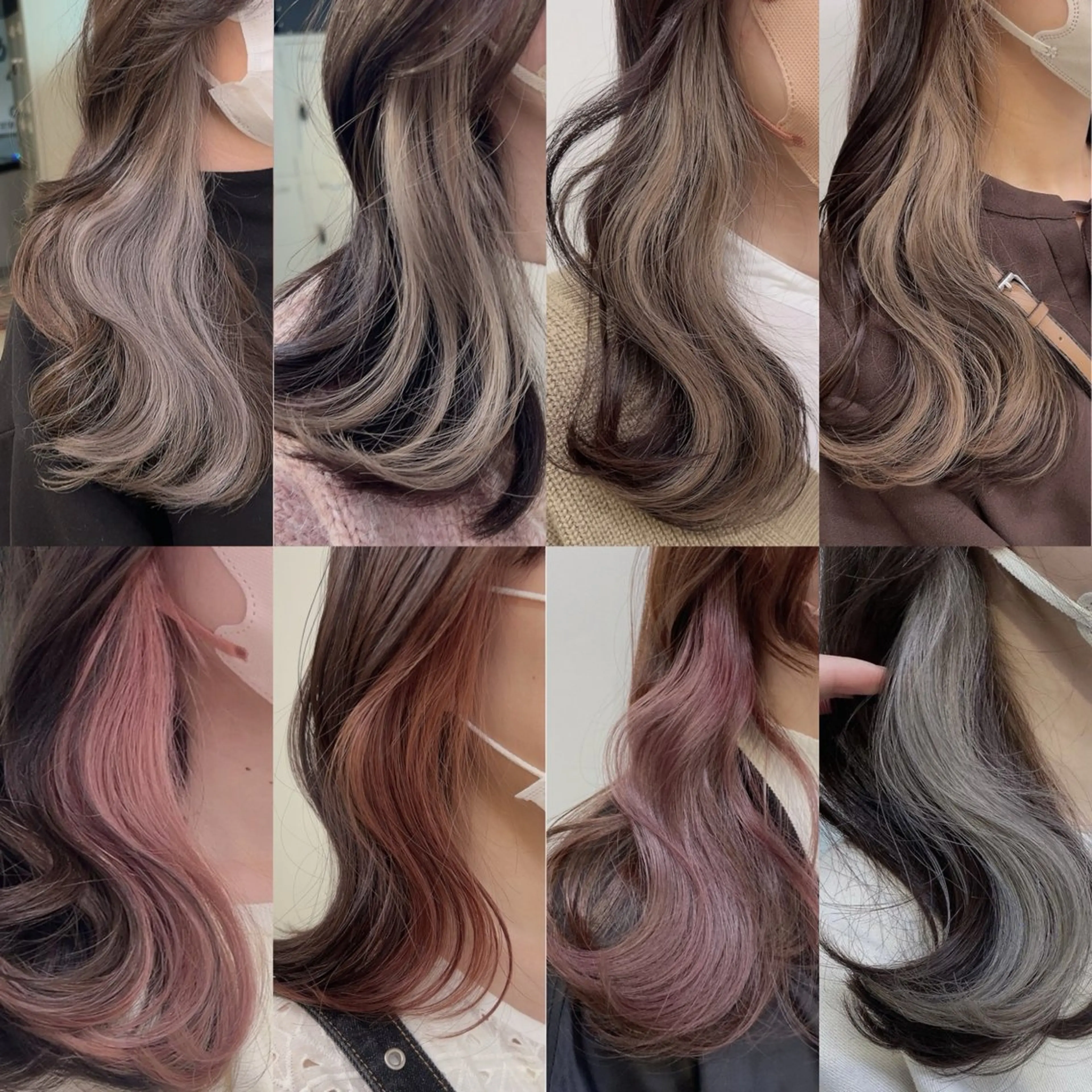 セミロング カラー ヘアカラー トリートメント ヘッドスパ ヘアセット 🥞ベージュ系カラー 【すずきりほ】🥞のヘアスタイル