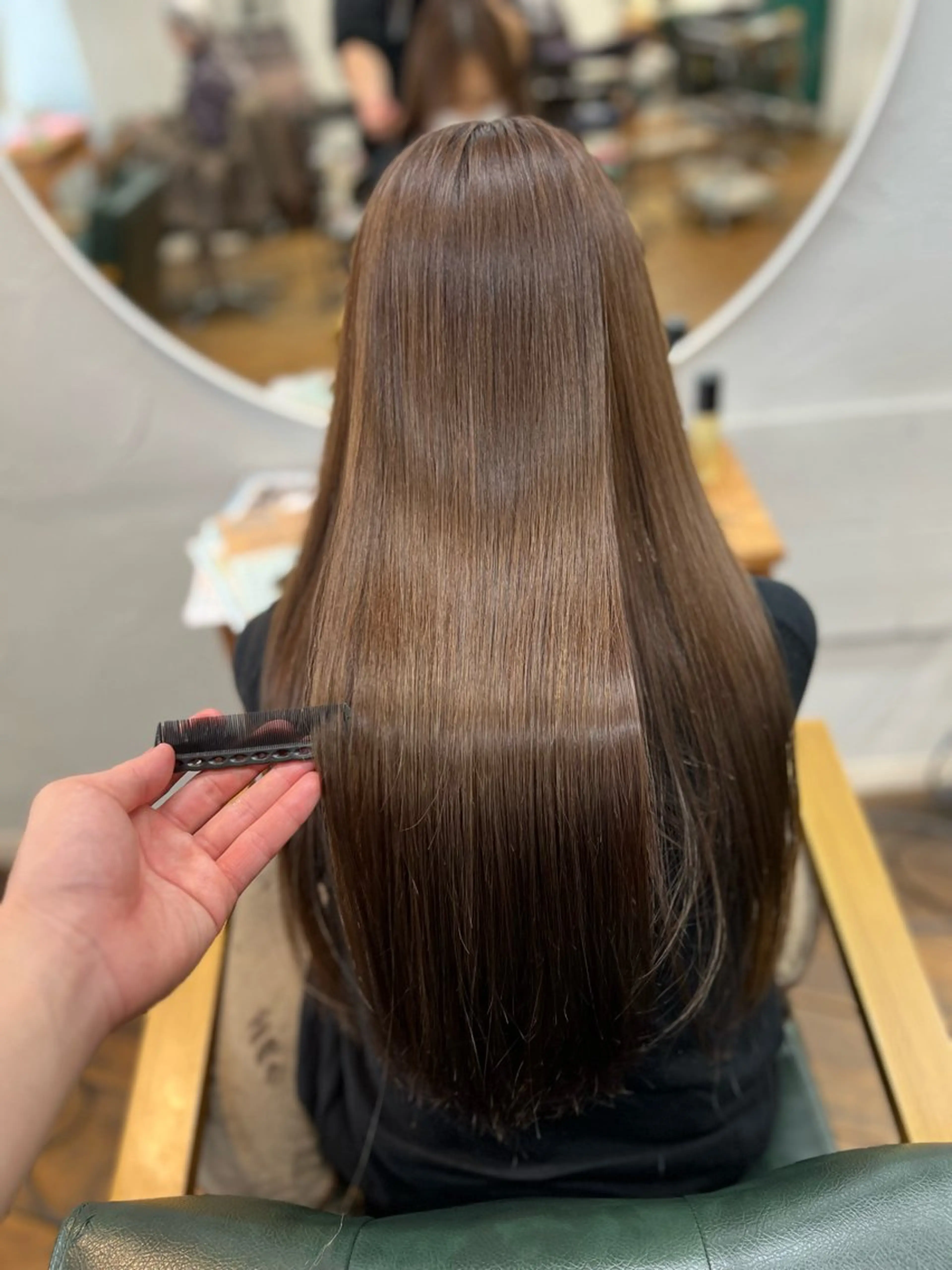 ロング 髪質改善 ロング トリートメント 髪質改善/縮毛矯正/ 超高濃度水素ケアのヘアスタイル