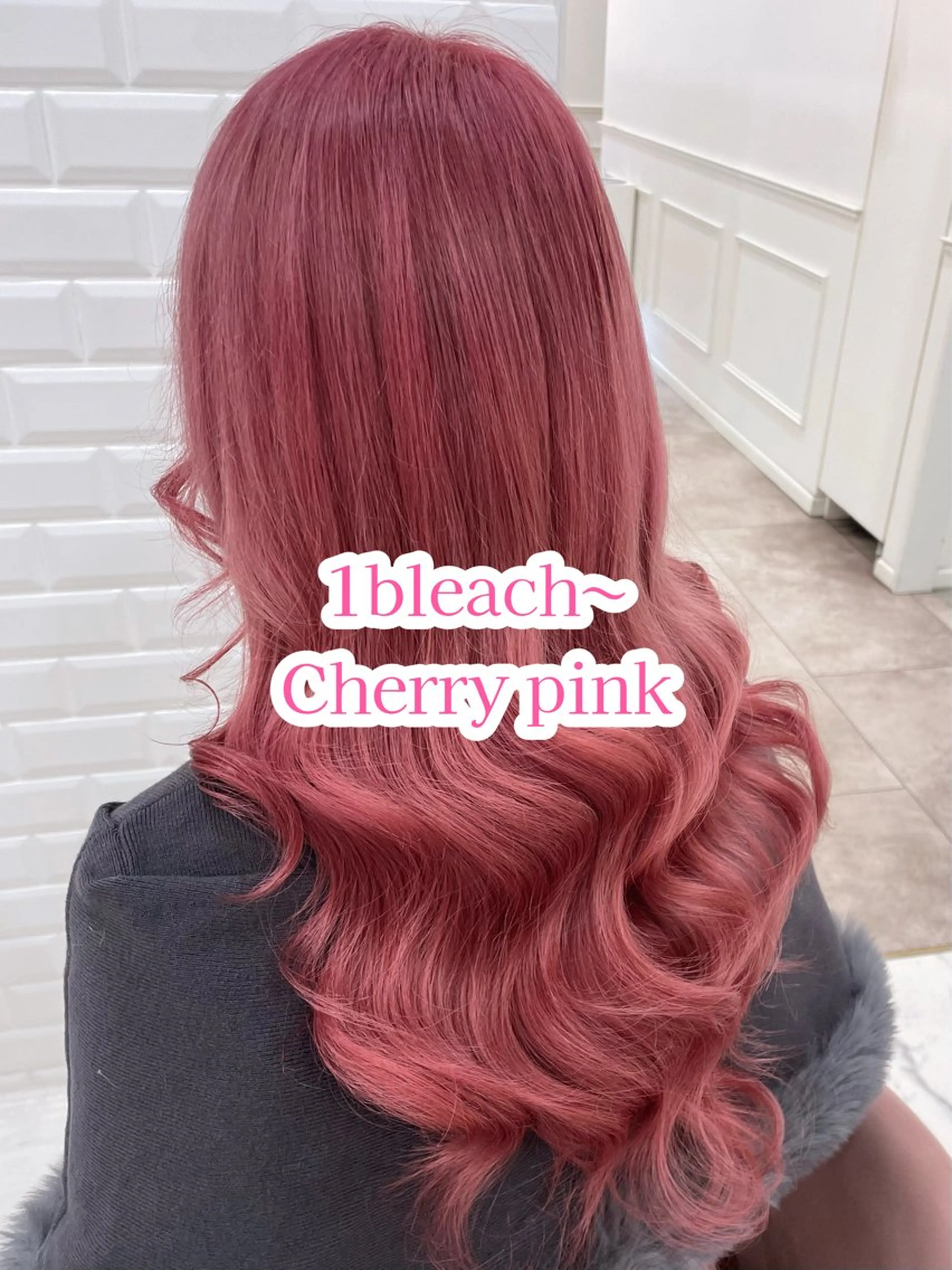 ロング カラー ピンクカラー カット ヘアカラー トリートメント ガーリーカラー🩷 ユウ🍓💞のヘアスタイル