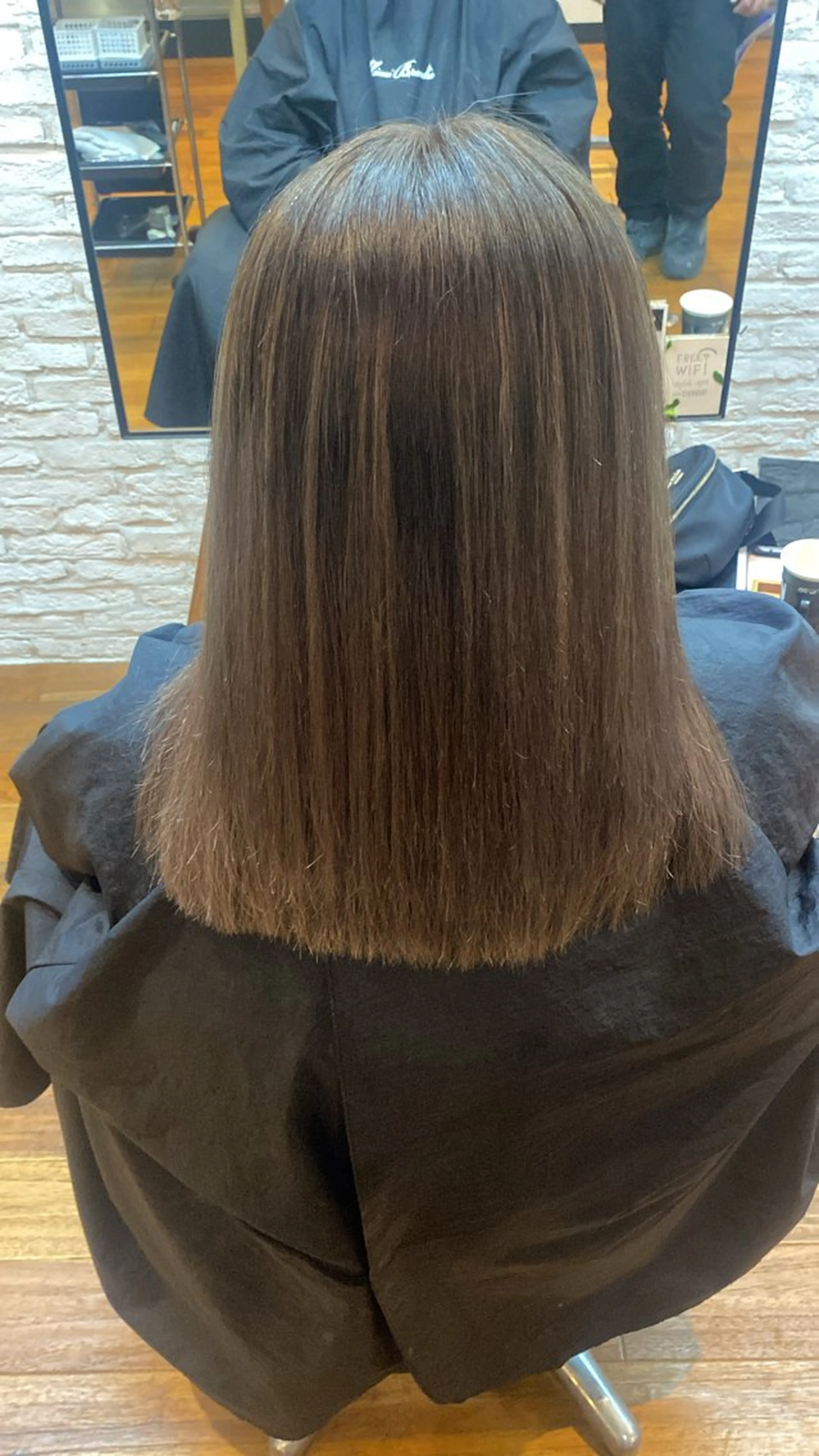 カット+ヘアカラー+縮毛矯正+トリートメント【2回目3回目まで同じ料金でご案内✨】の写真