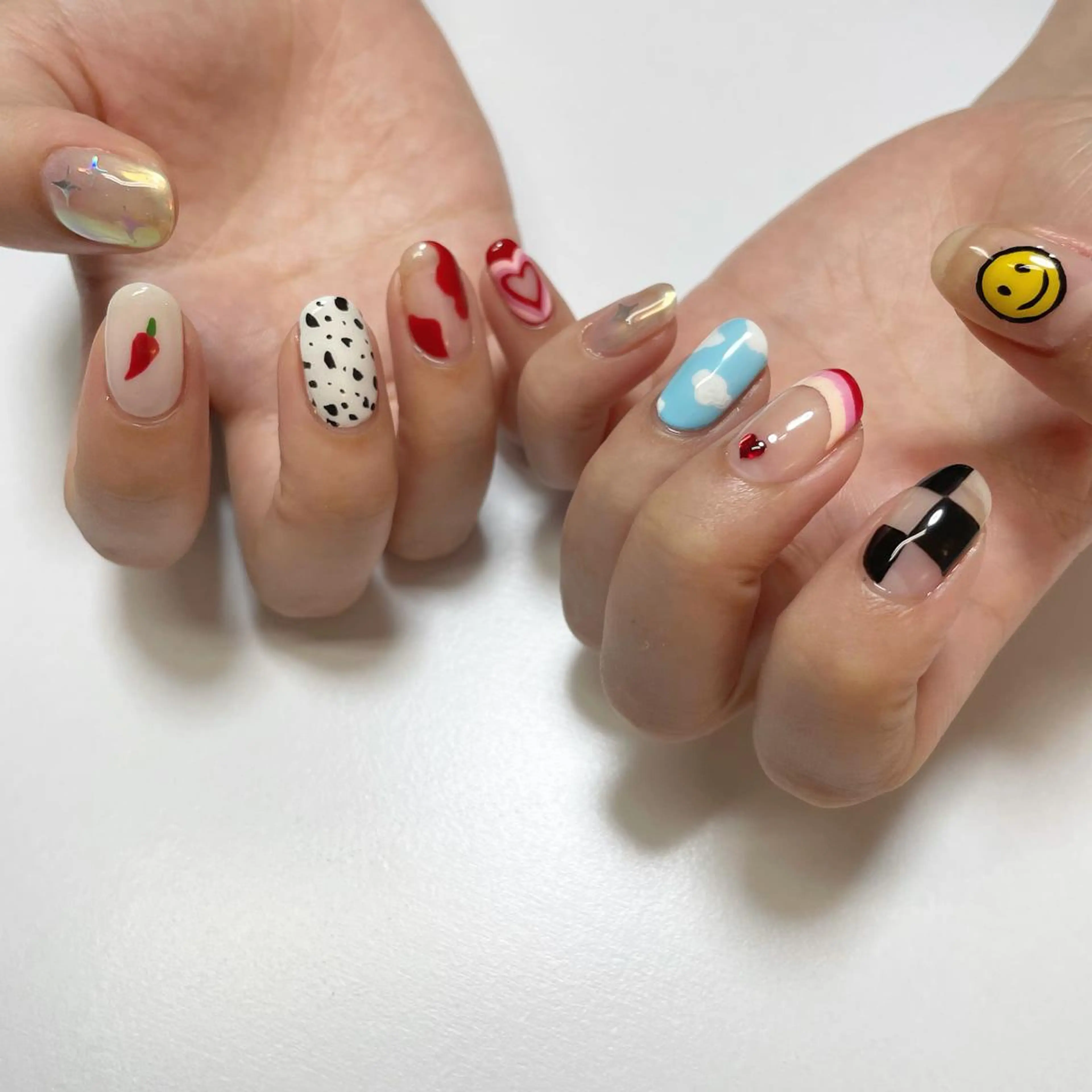 ネイル 韓国ネイル ハンドネイル Aleum所属・Nail Salon Aleumのネイルデザイン